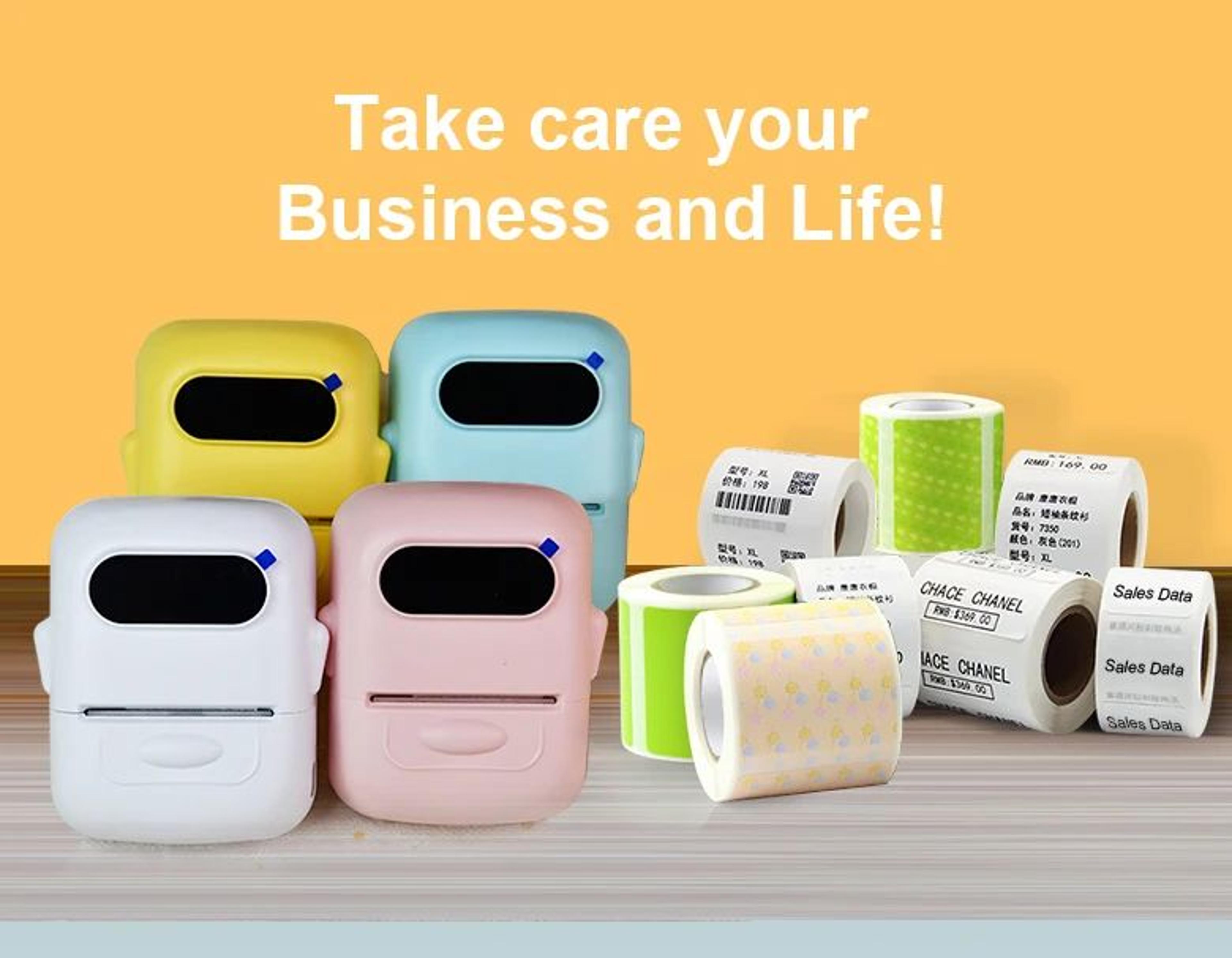 P50 Wireless Bluetooth Thermal Label Printer For Custom Stickers 6