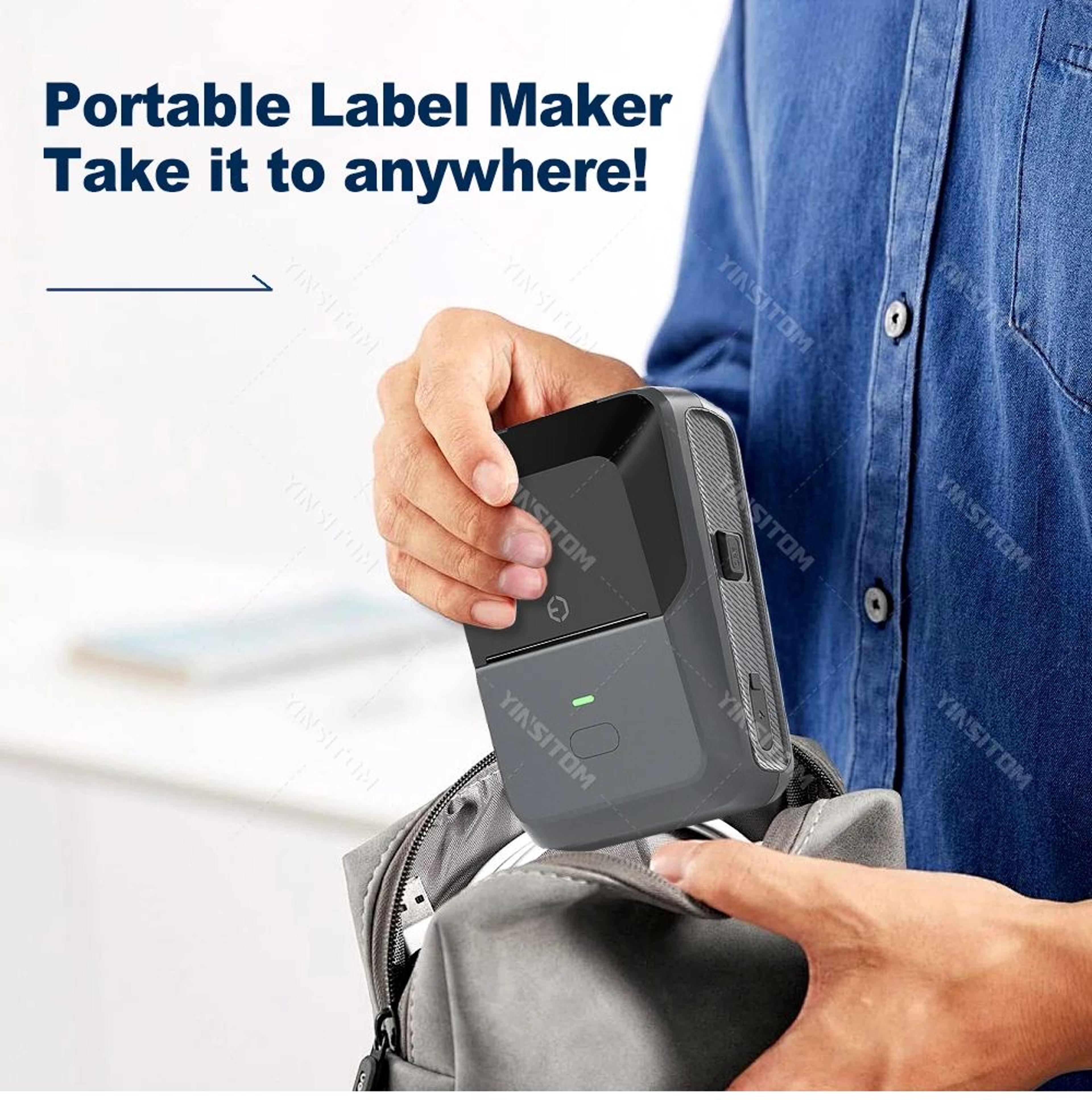 YINSITOM Mini Bluetooth Thermal Label Printer For Barcodes And Price Tags 6