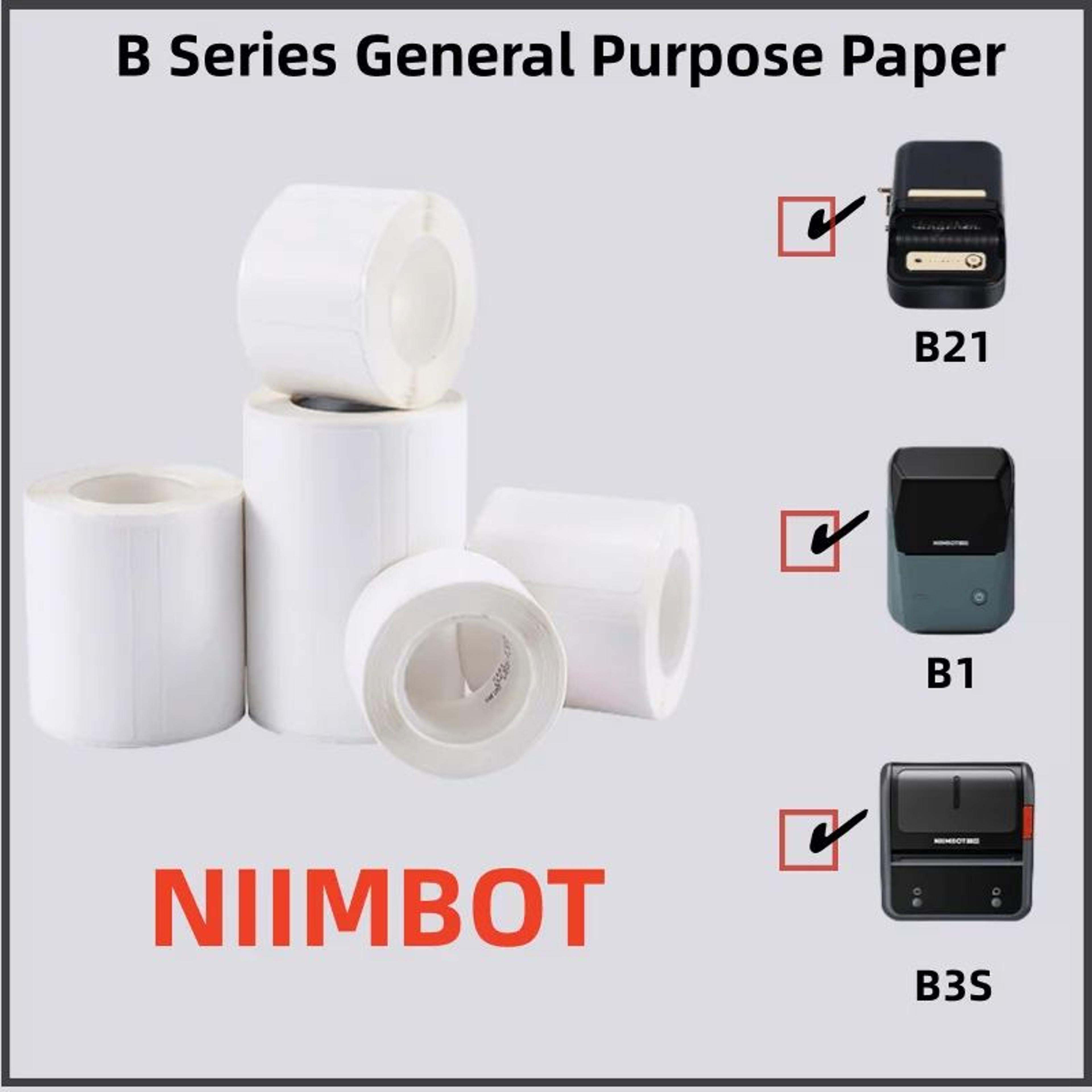 NIIMBOT White Thermal Labels For B21 B1 And B3S Printers 1