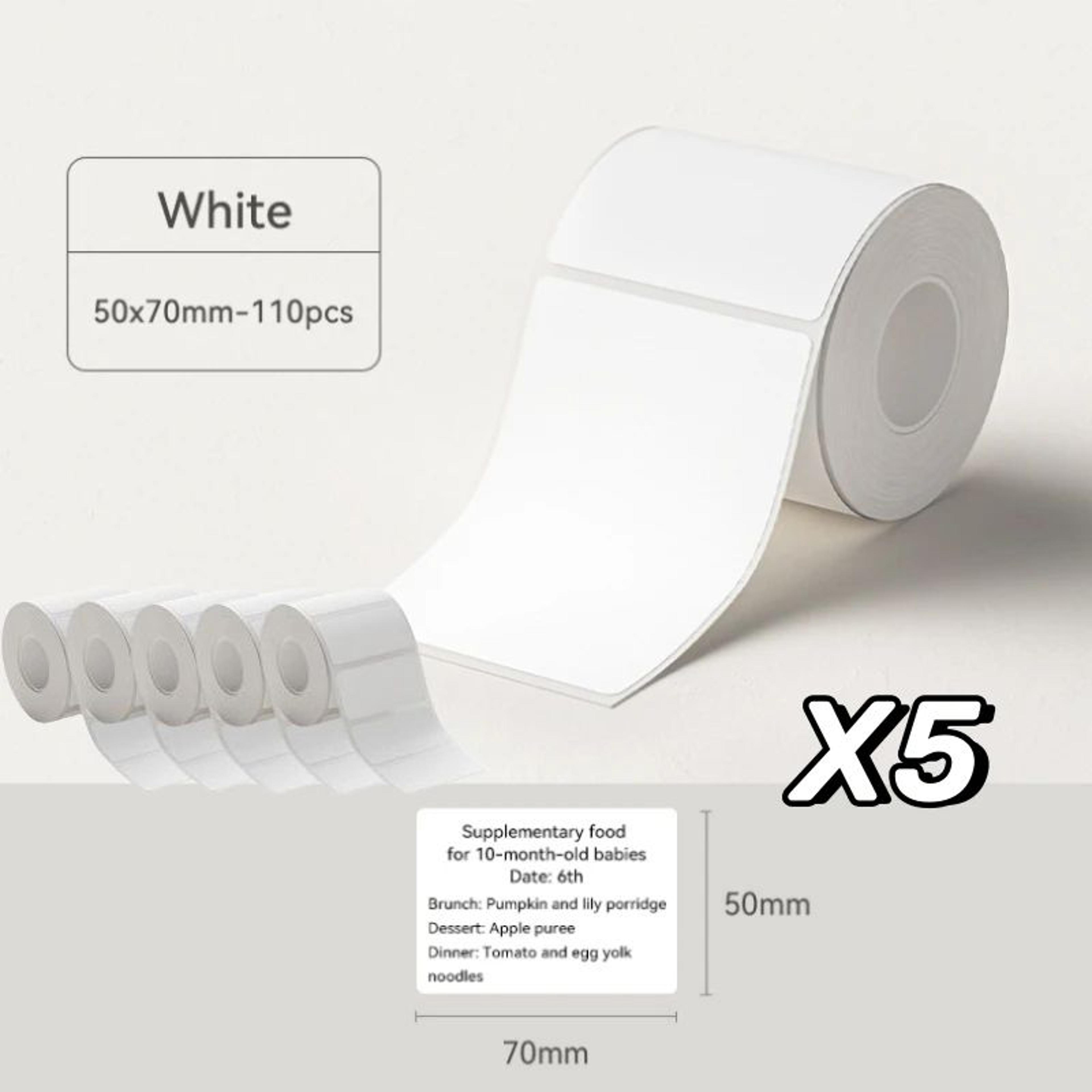 NIIMBOT White Thermal Labels For B21 B1 And B3S Printers 20