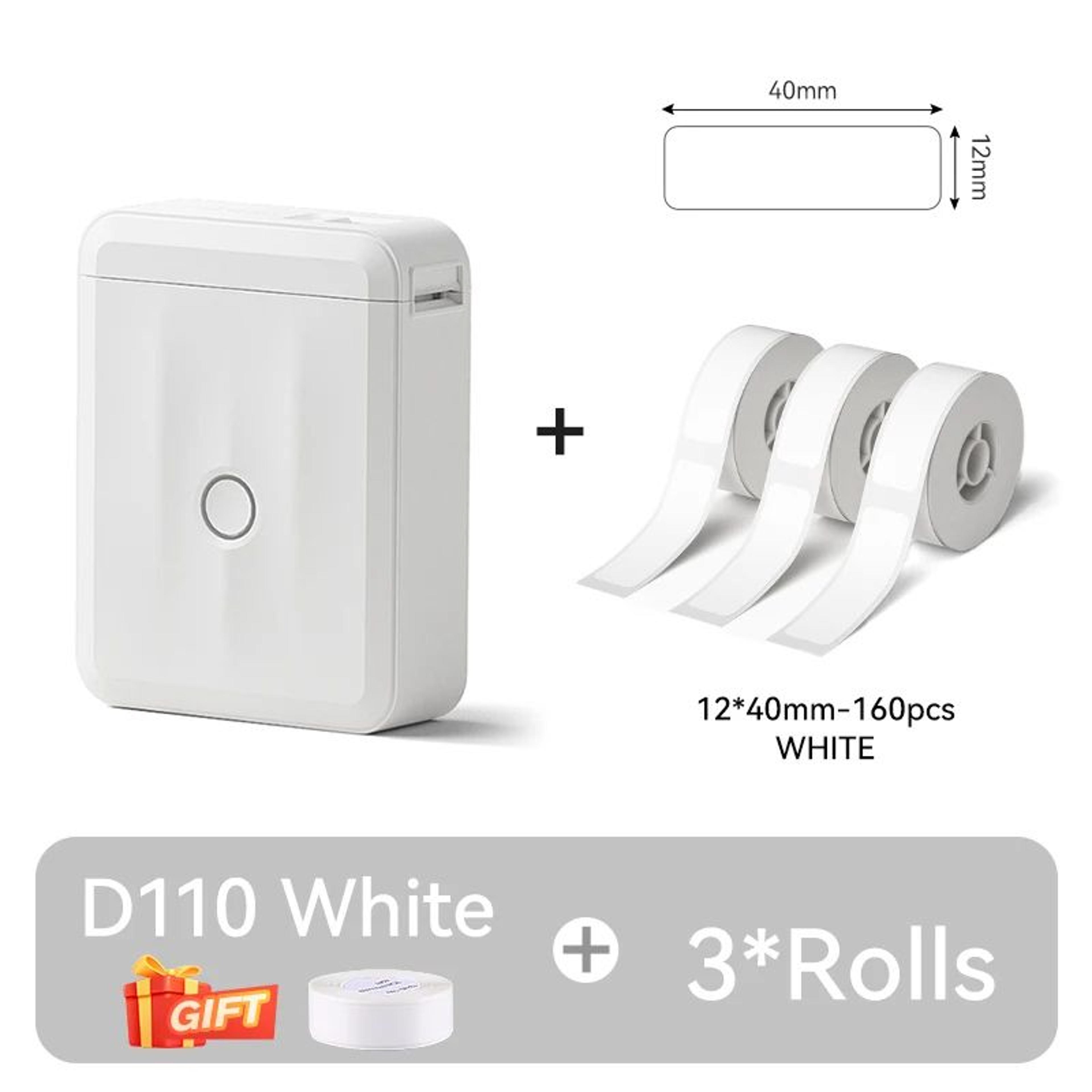 NIIMBOT D110 Mini Portable Thermal Label Maker With Tape 13