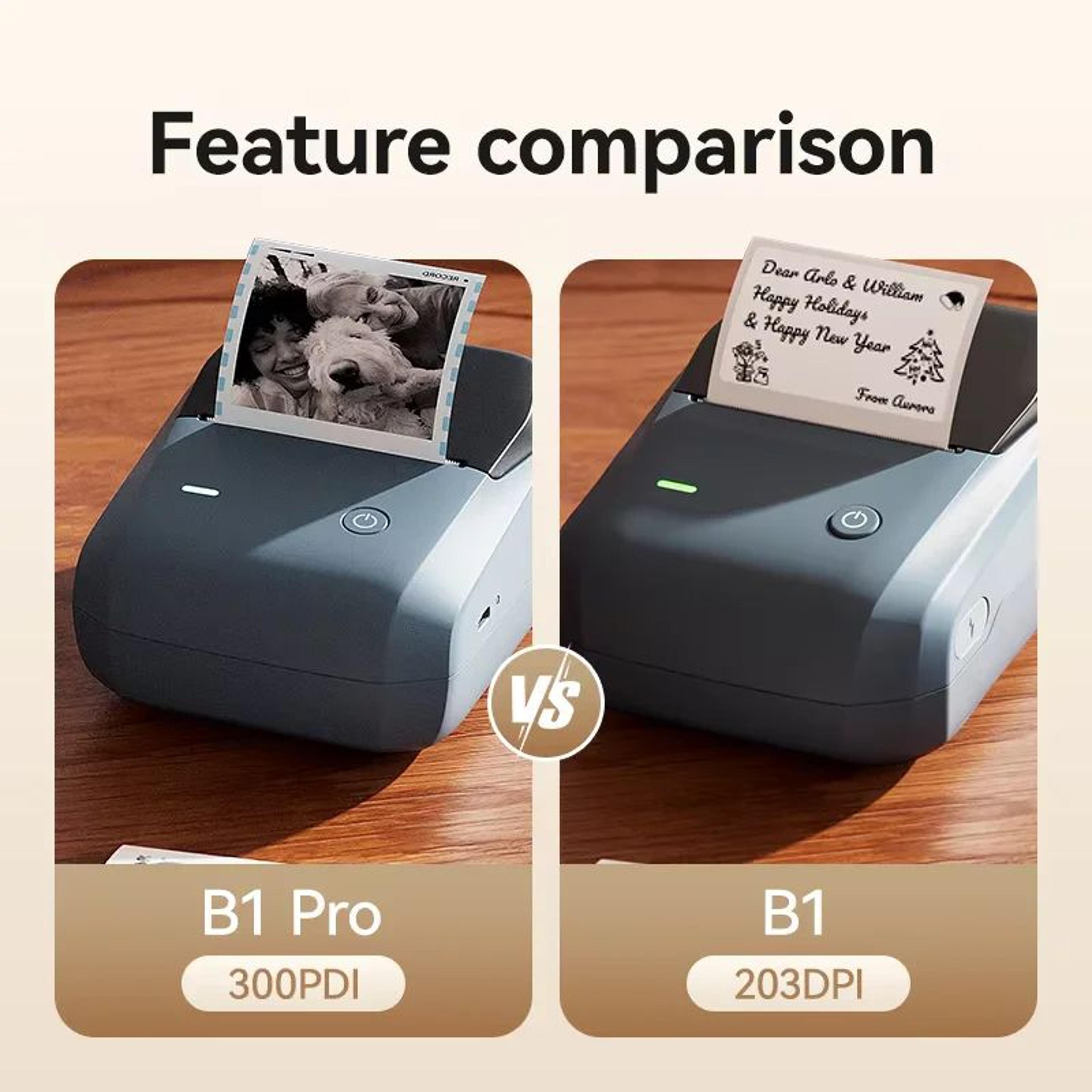 NIIMBOT B1 PRO 300dpi Wireless Label Printer For Home And Office 1