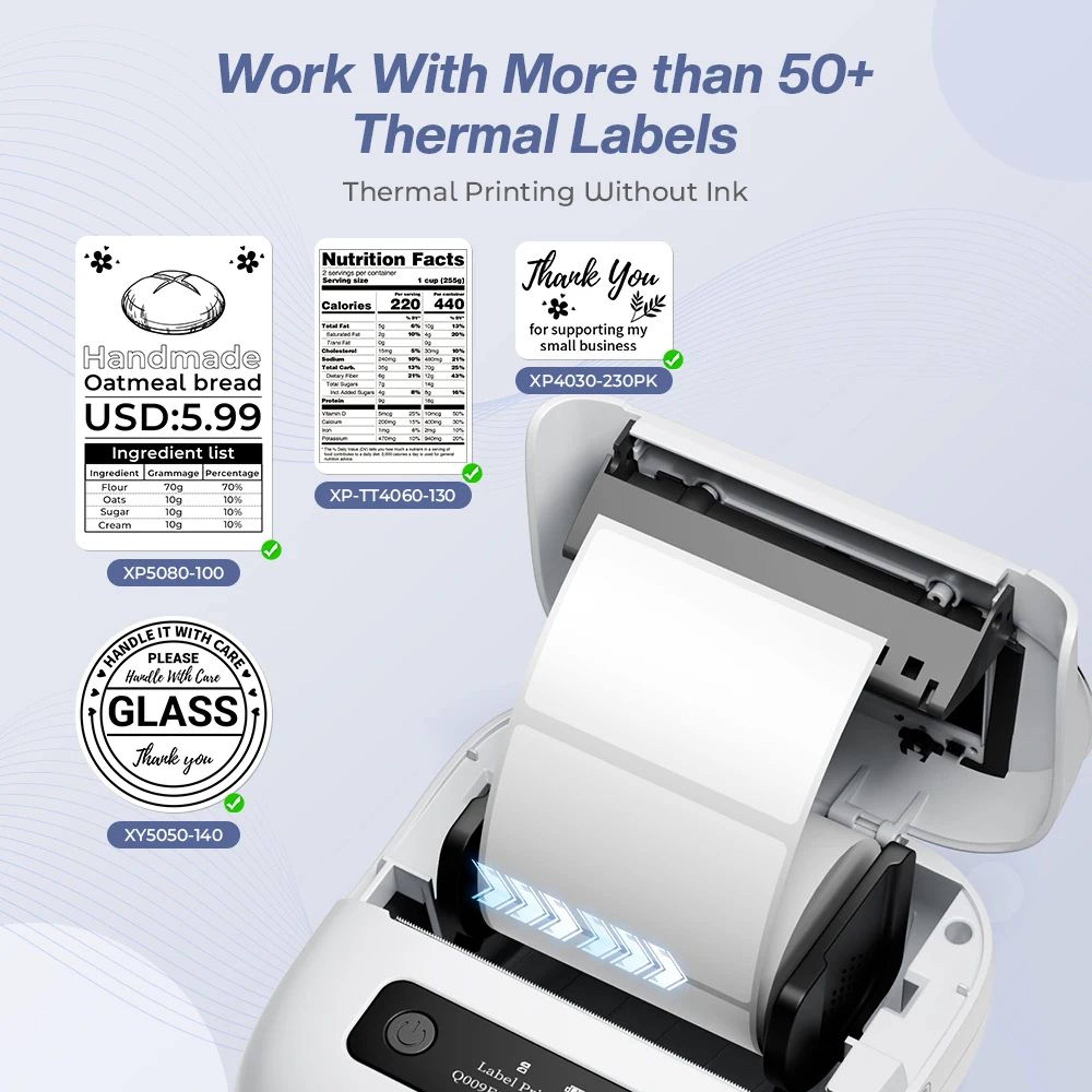 Phomemo M220 Portable Thermal Label Maker For Office And Clothing Tags 4