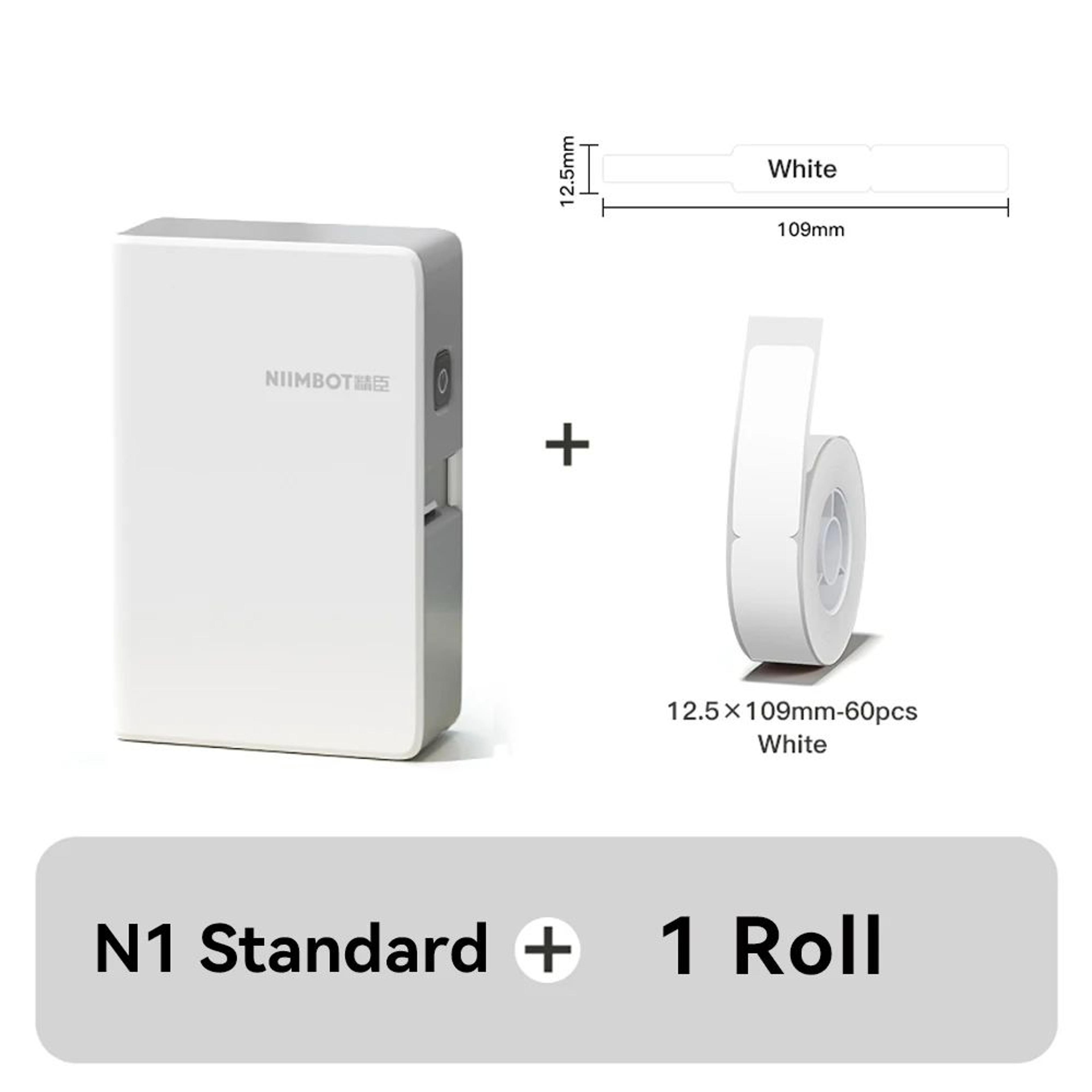 NIIMBOT N1 B18 Portable Thermal Transfer Label Maker With PET Stickers 13