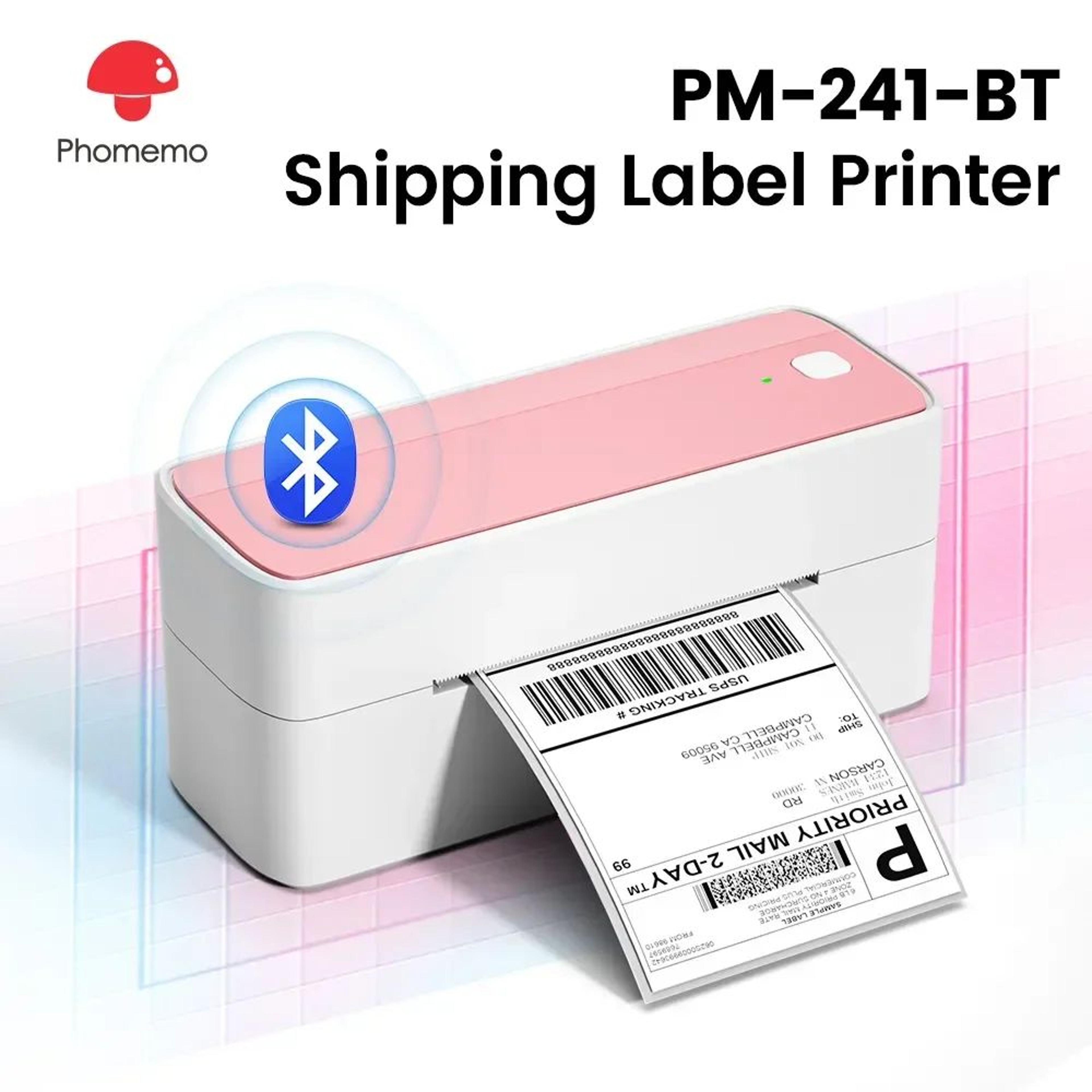 Phomemo 241 Bluetooth Thermal Shipping Label Printer For 4x6 Labels 0