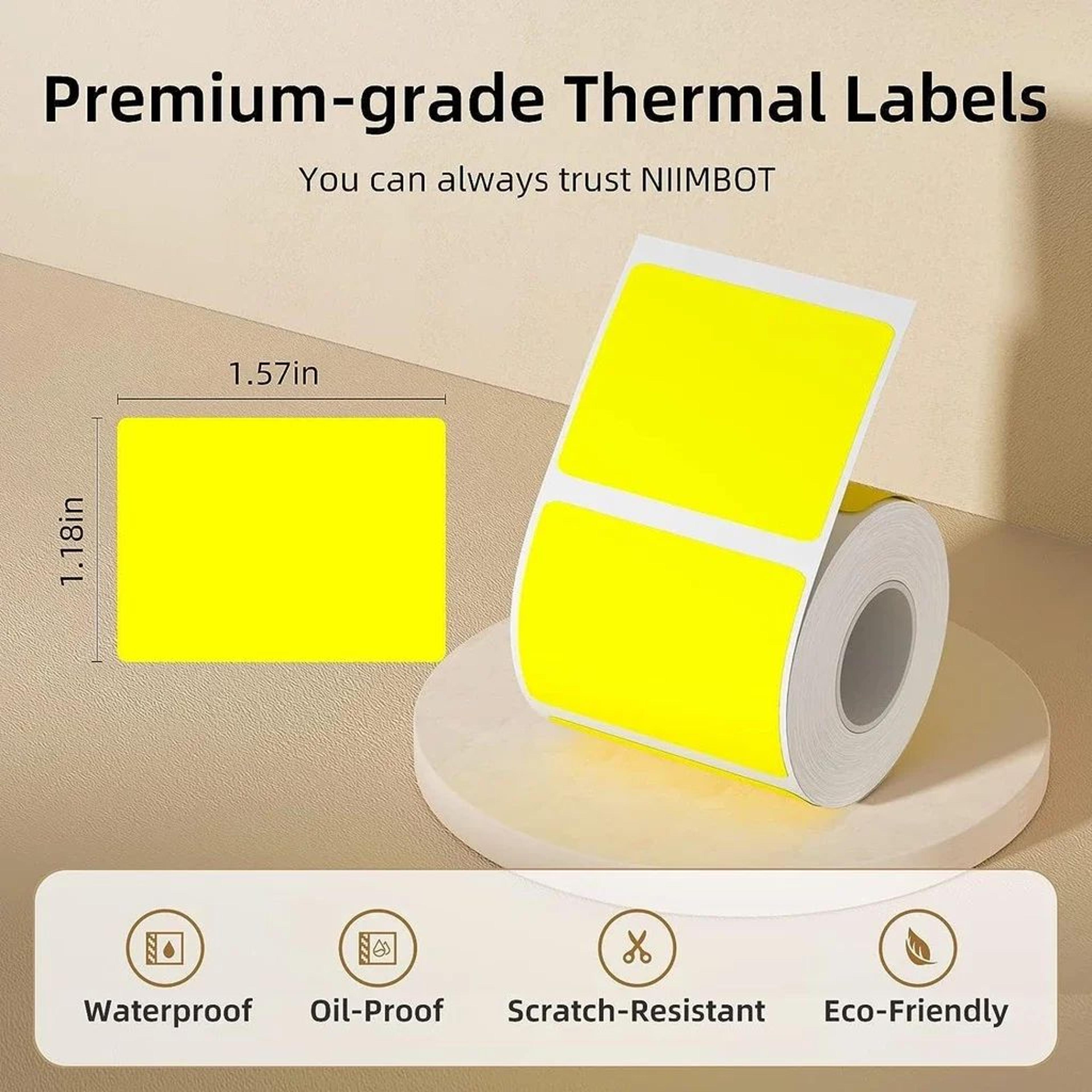 NIIMBOT Self Adhesive Waterproof Labels For B21 B203 And B3S Printers 1