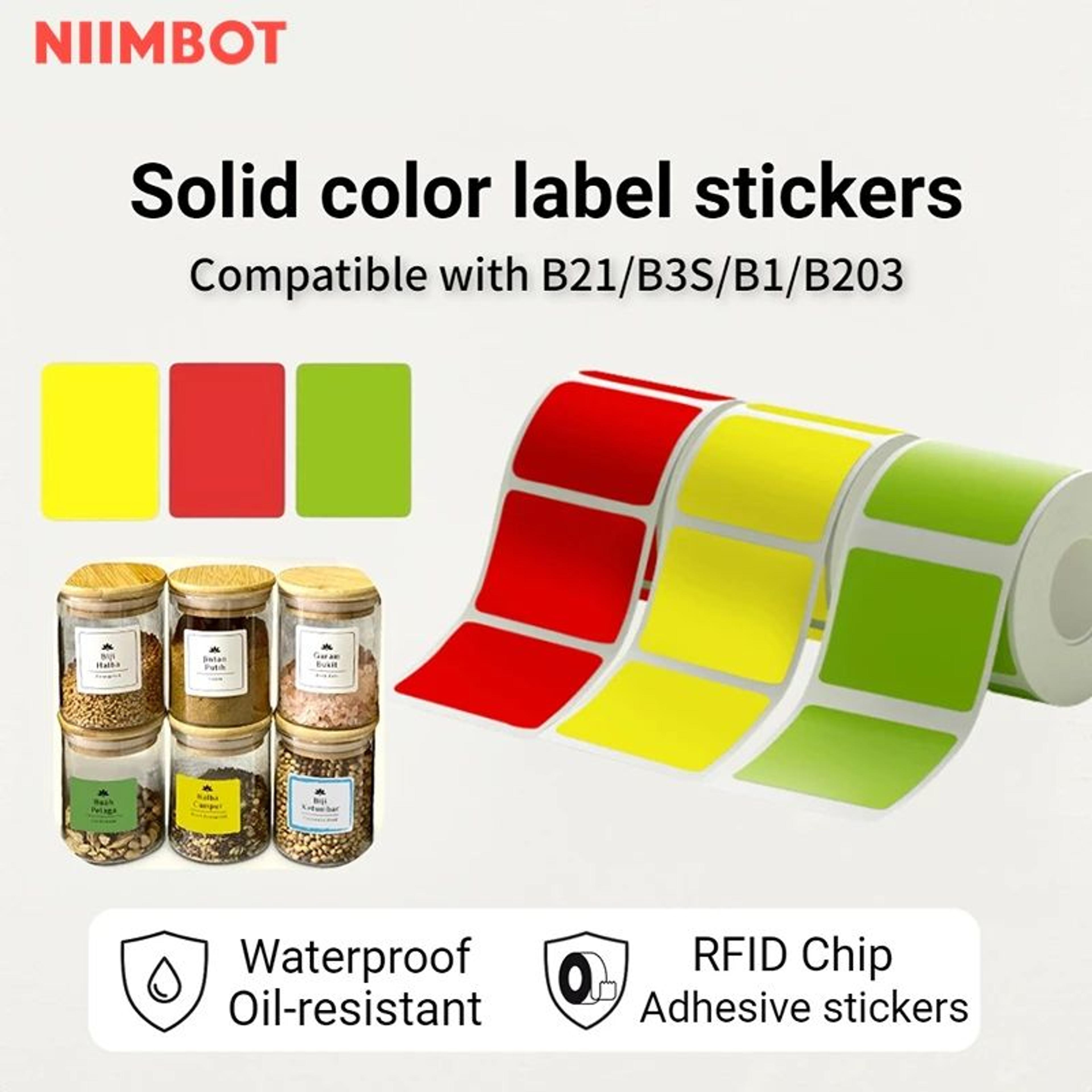 NIIMBOT Self Adhesive Waterproof Labels For B21 B203 And B3S Printers 6