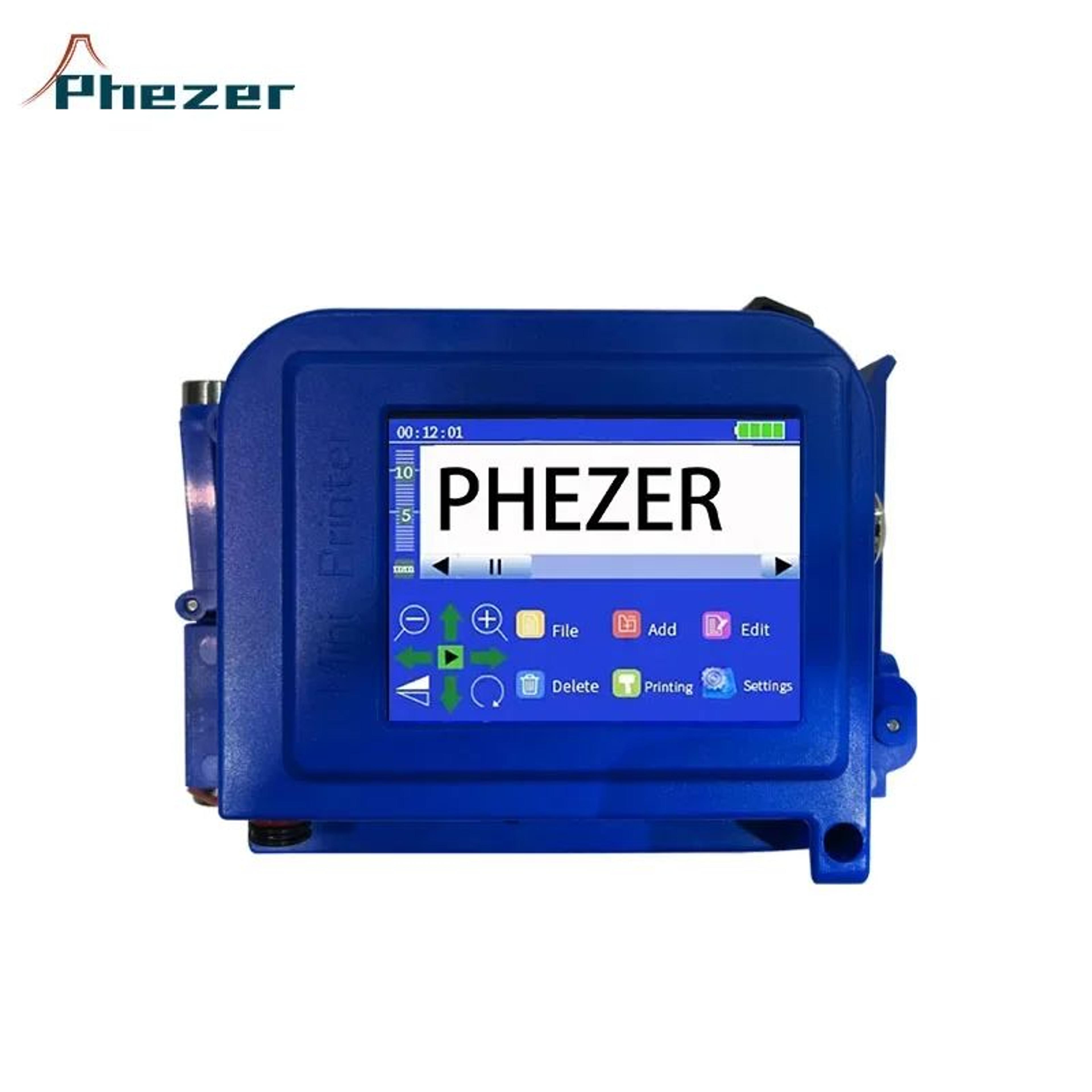Phezer PC11Plus Handheld Inkjet Printer For Dates Logos And Barcodes 3
