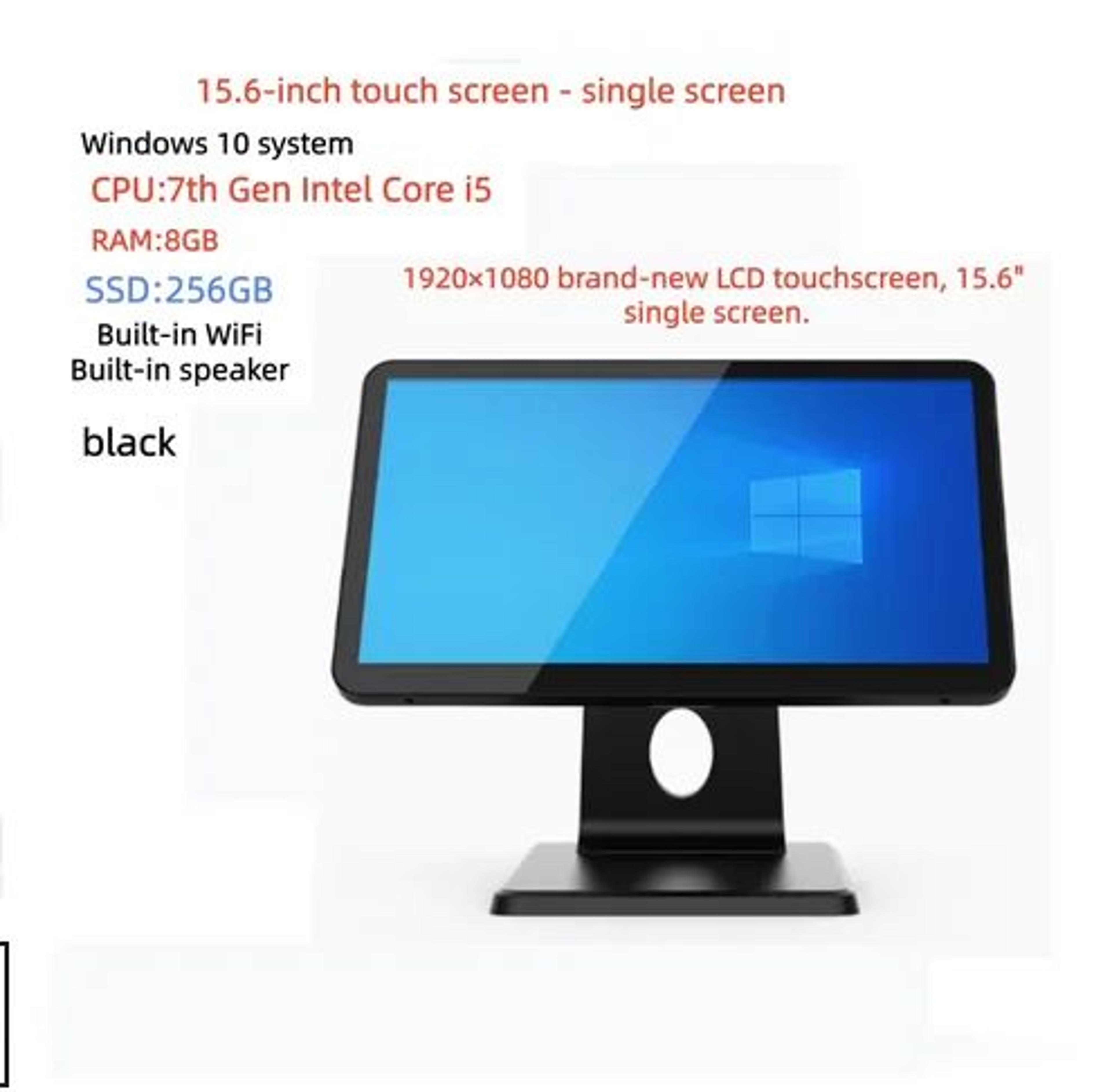 156 Inch Foldable POS Computer With Core I5 8GB RAM And 256GB SSD 11