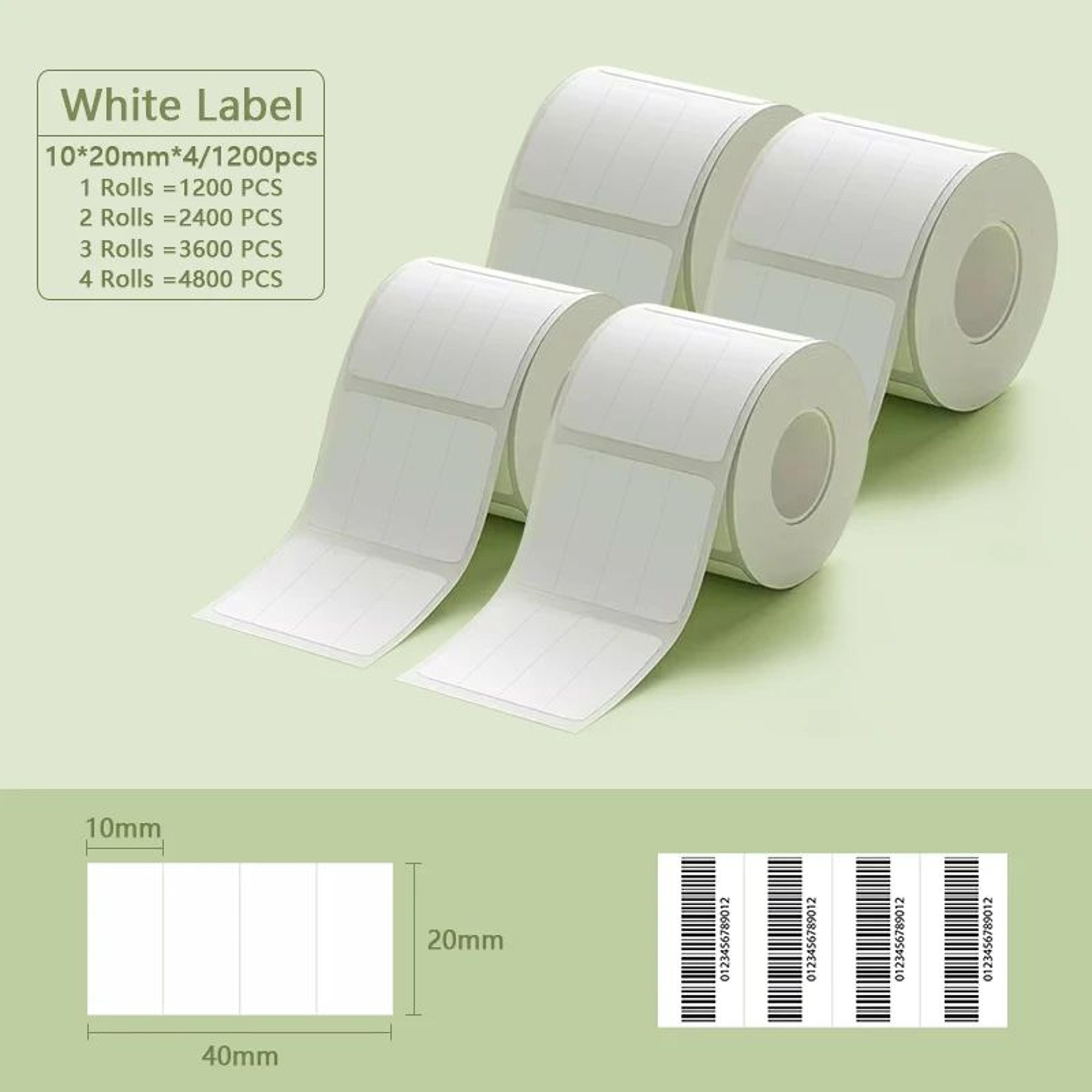 Niimbot B1 B21 Waterproof White Adhesive Label Rolls For Home And Business 14