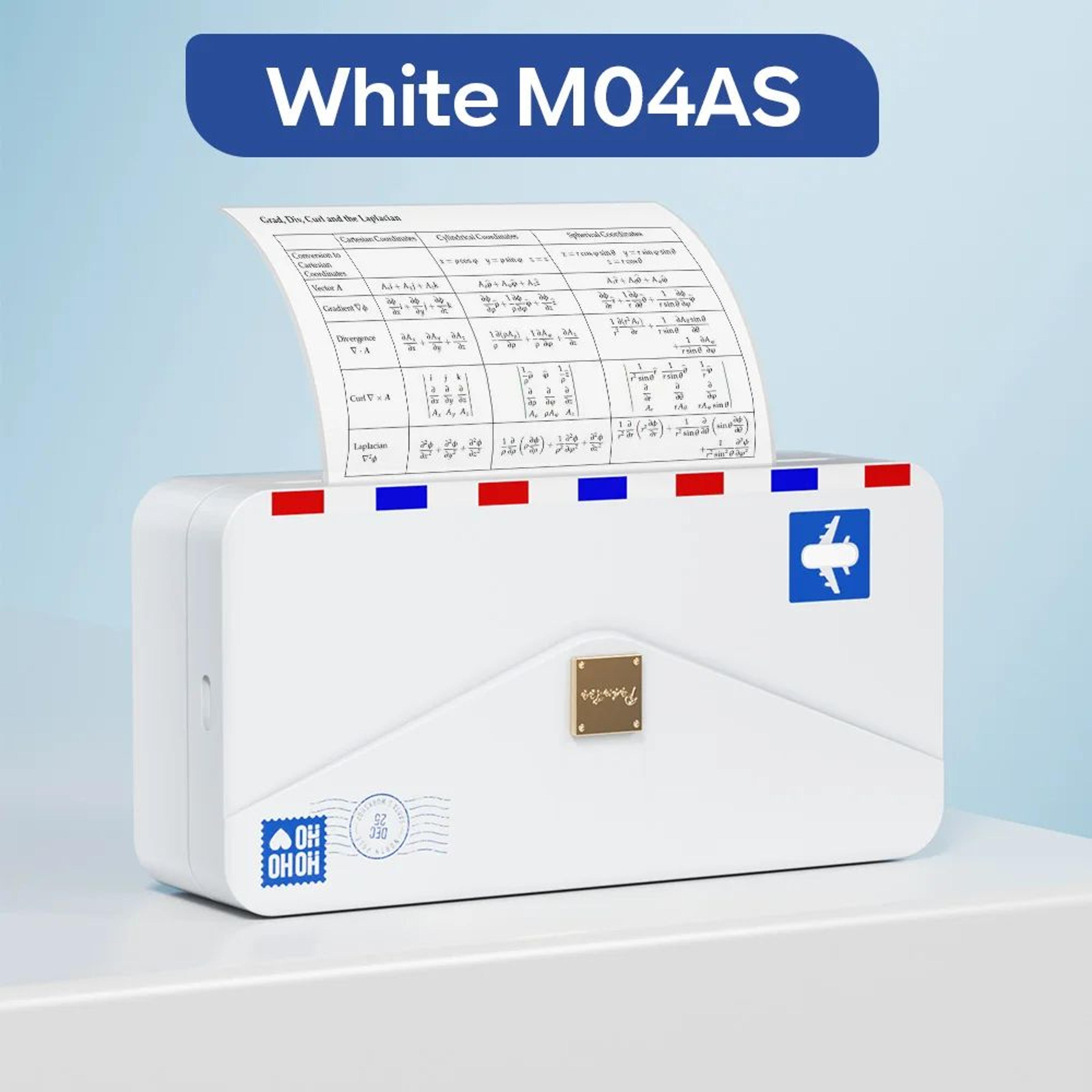 Phomemo M04AS Portable Bluetooth Photo And Label Printer 300dpi 6