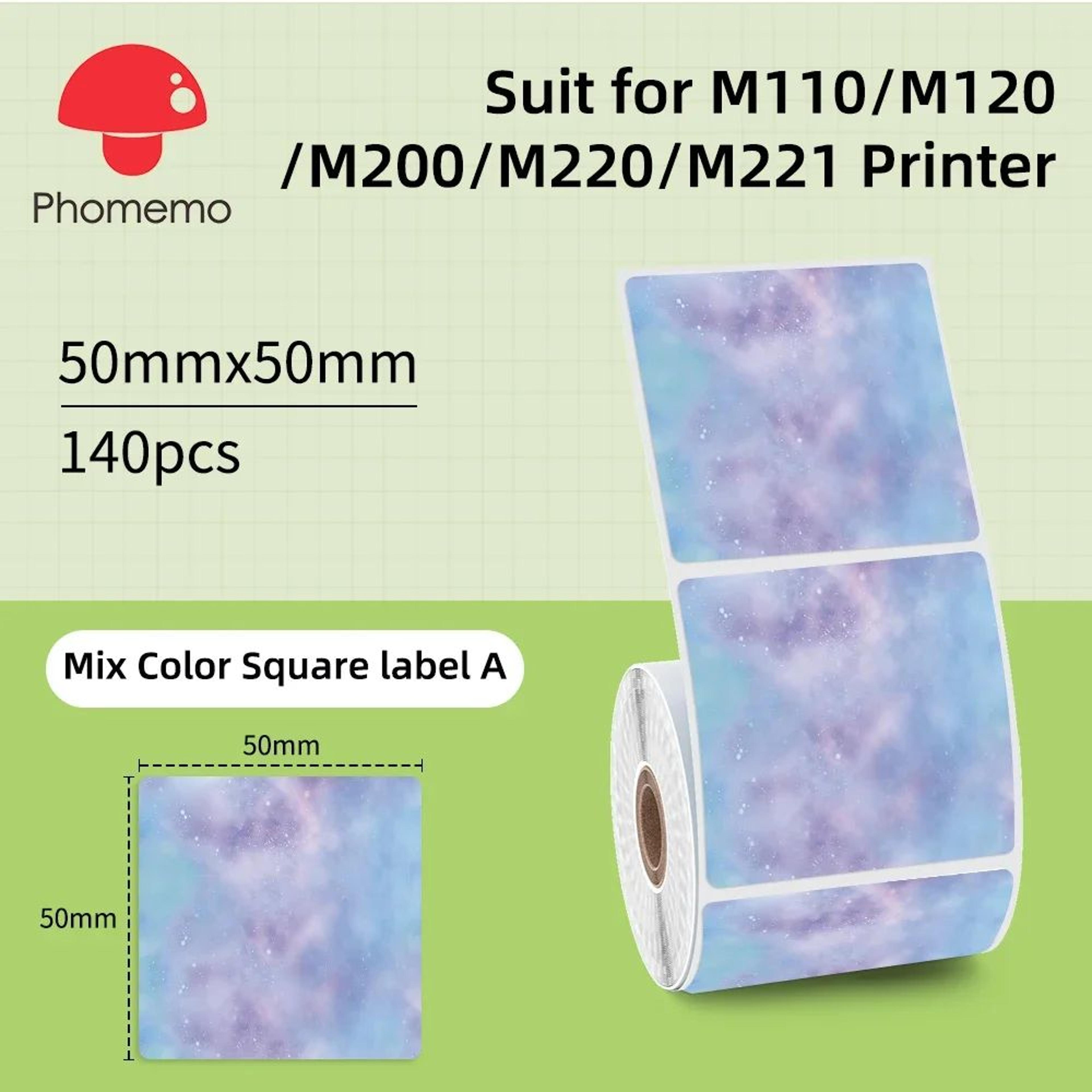 Phomemo White Waterproof Thermal Sticker Labels For M110 And M220 11