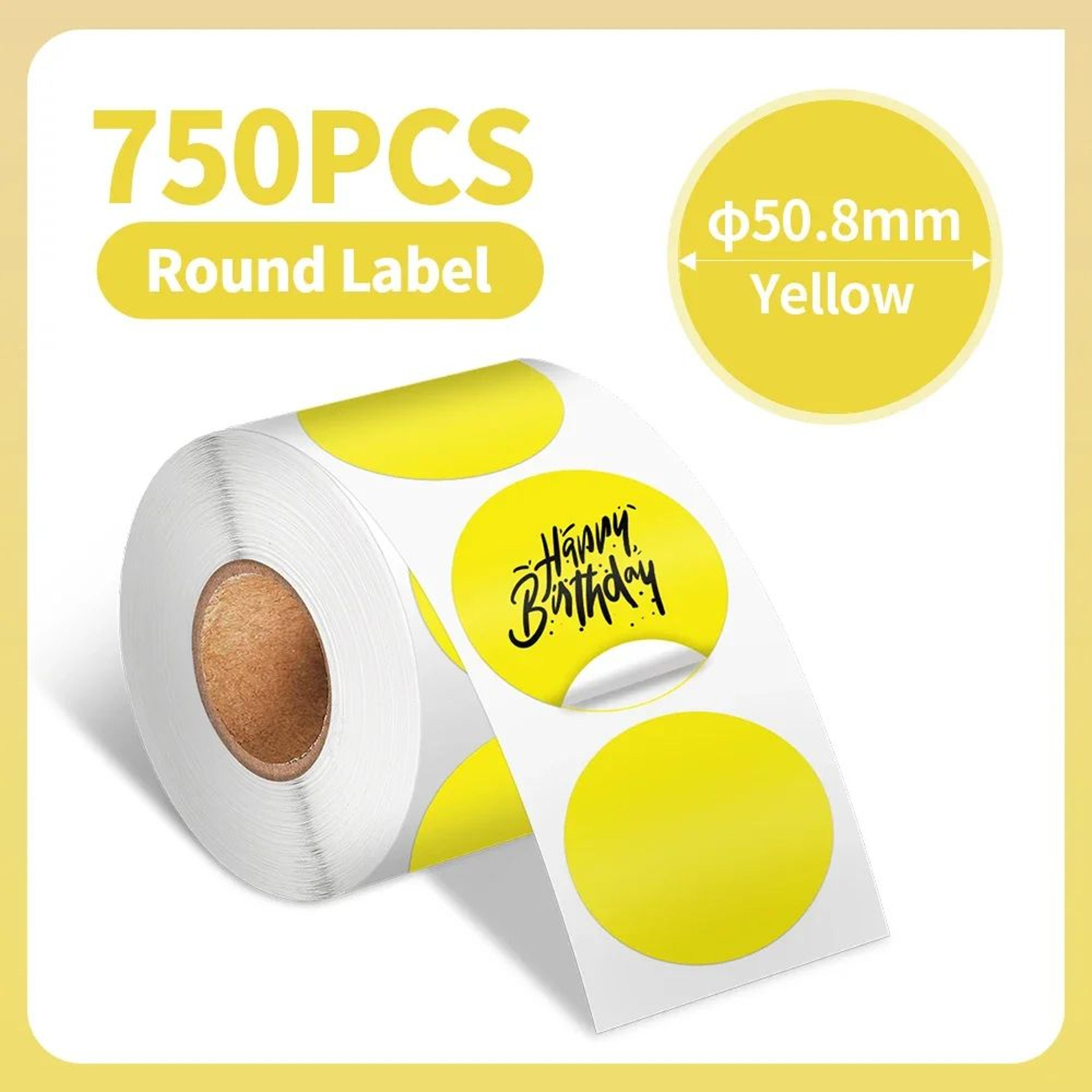 Phomemo Round Waterproof Thermal Sticker Labels 500 To 1000 Pieces 8