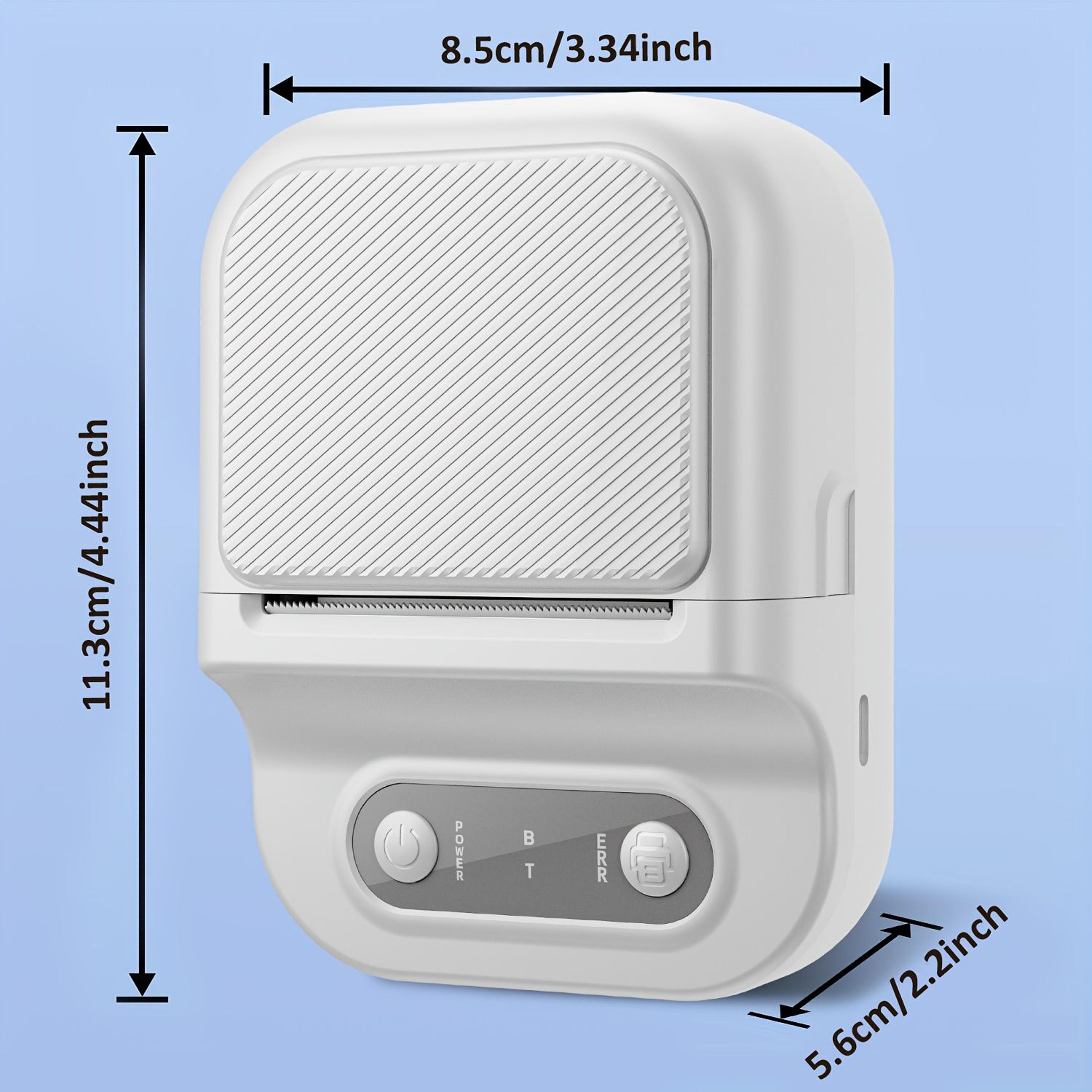 Portable Mini Inkless Label Printer For 12 To 58mm Adhesive Labels 12