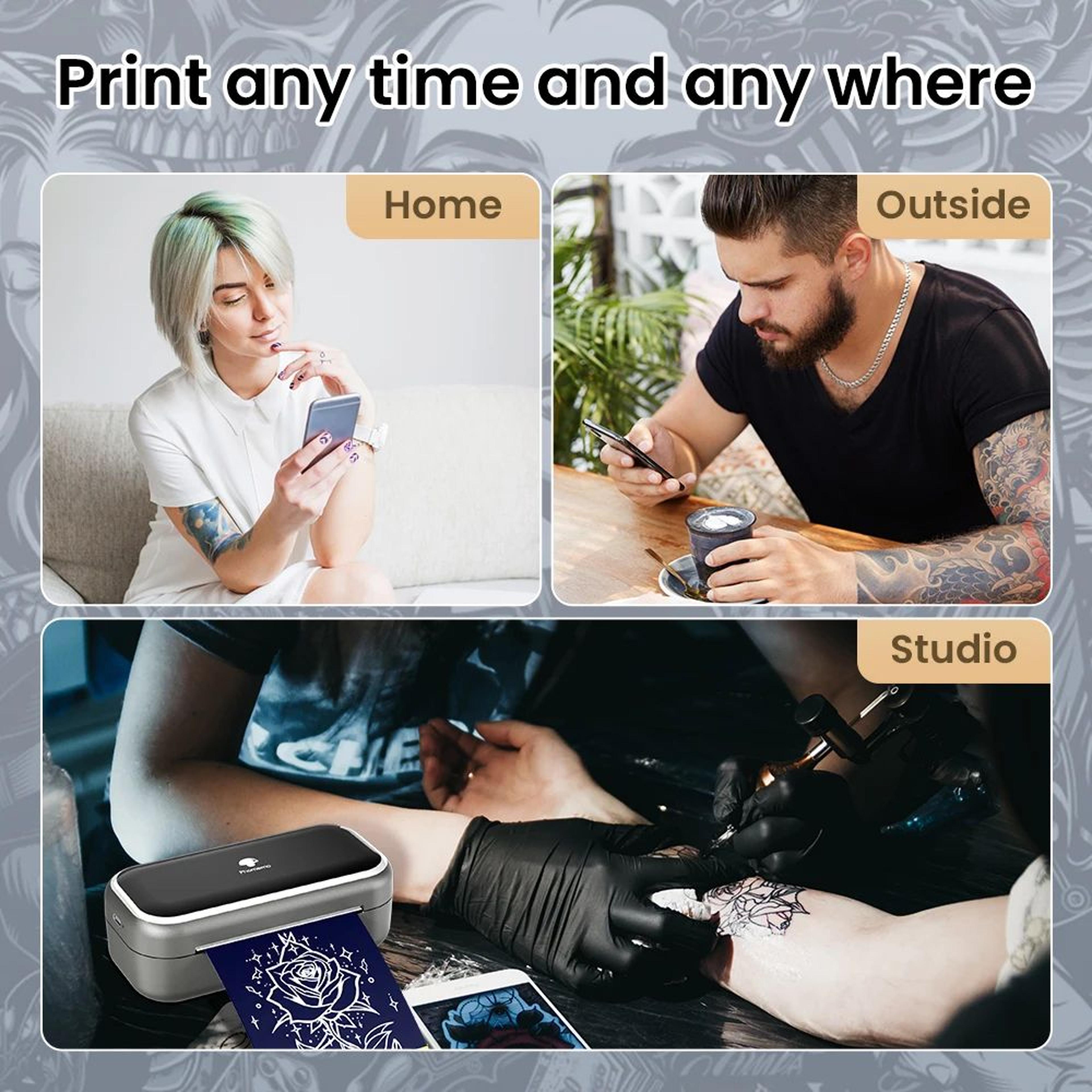 Phomemo TP31 Mini Bluetooth Tattoo Stencil Printer For Artists And Beginners 5