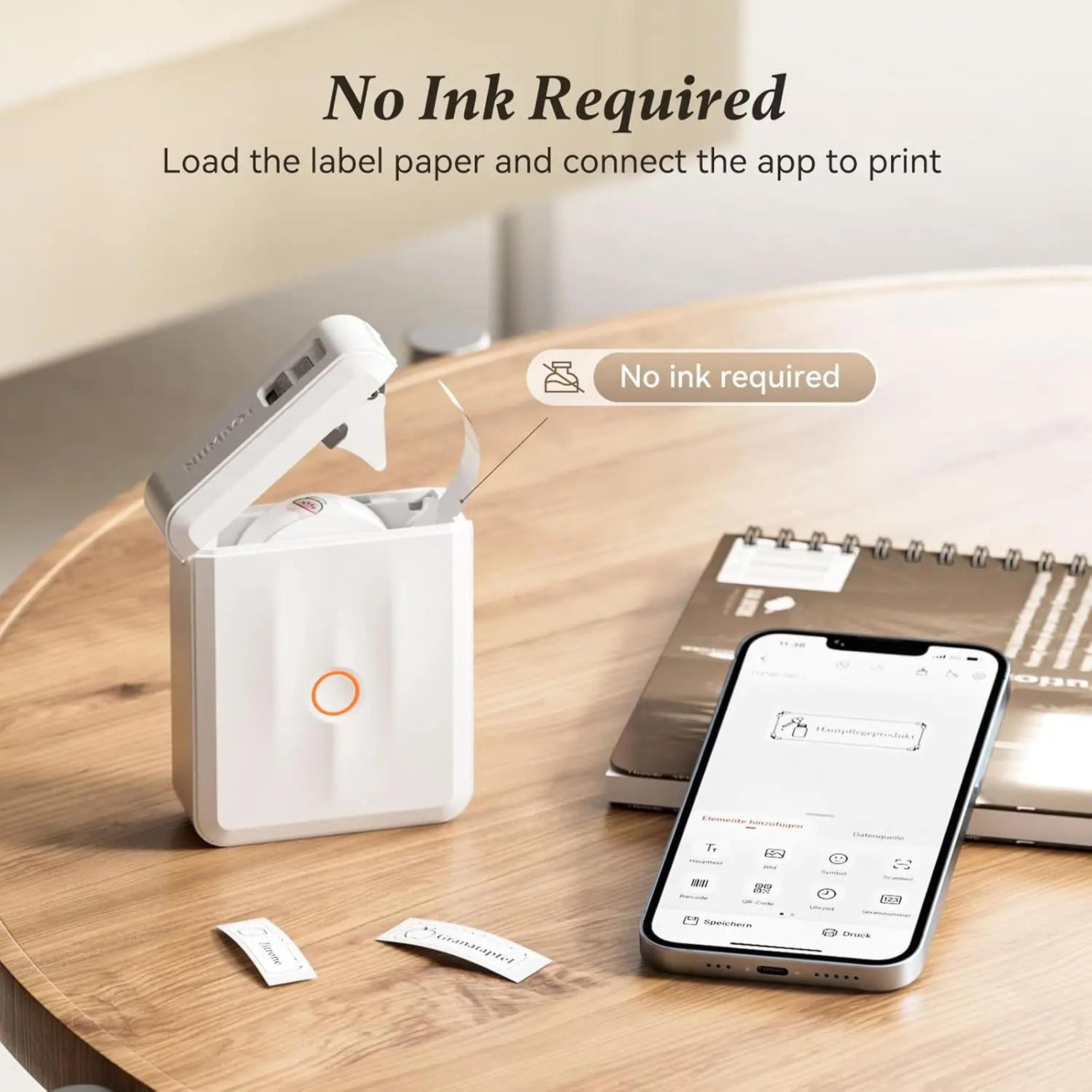 NIIMBOT D110 Portable Thermal Label Printer For Home And Office 1