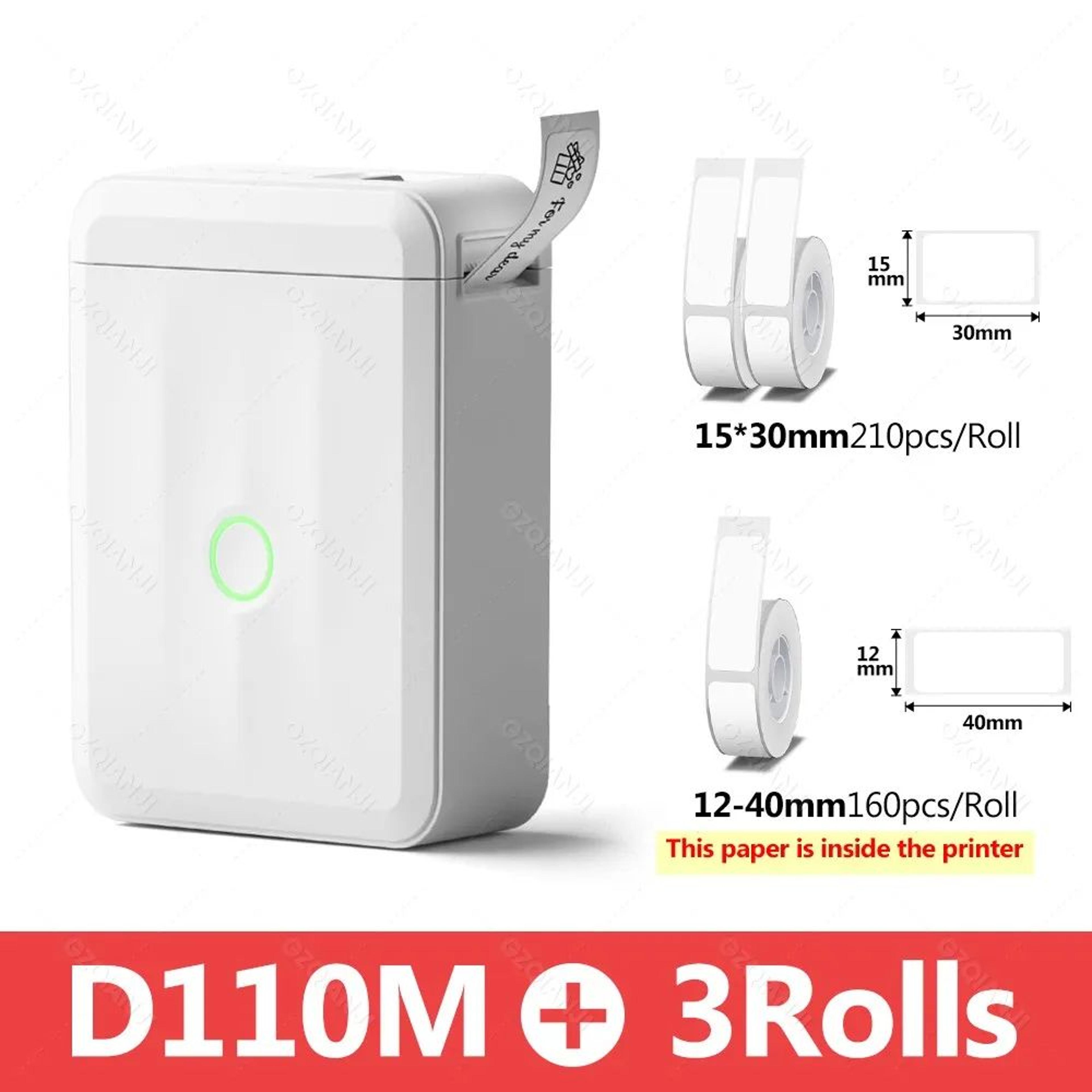 NIIMBOT D110 Portable Thermal Label Printer For Home And Office 8