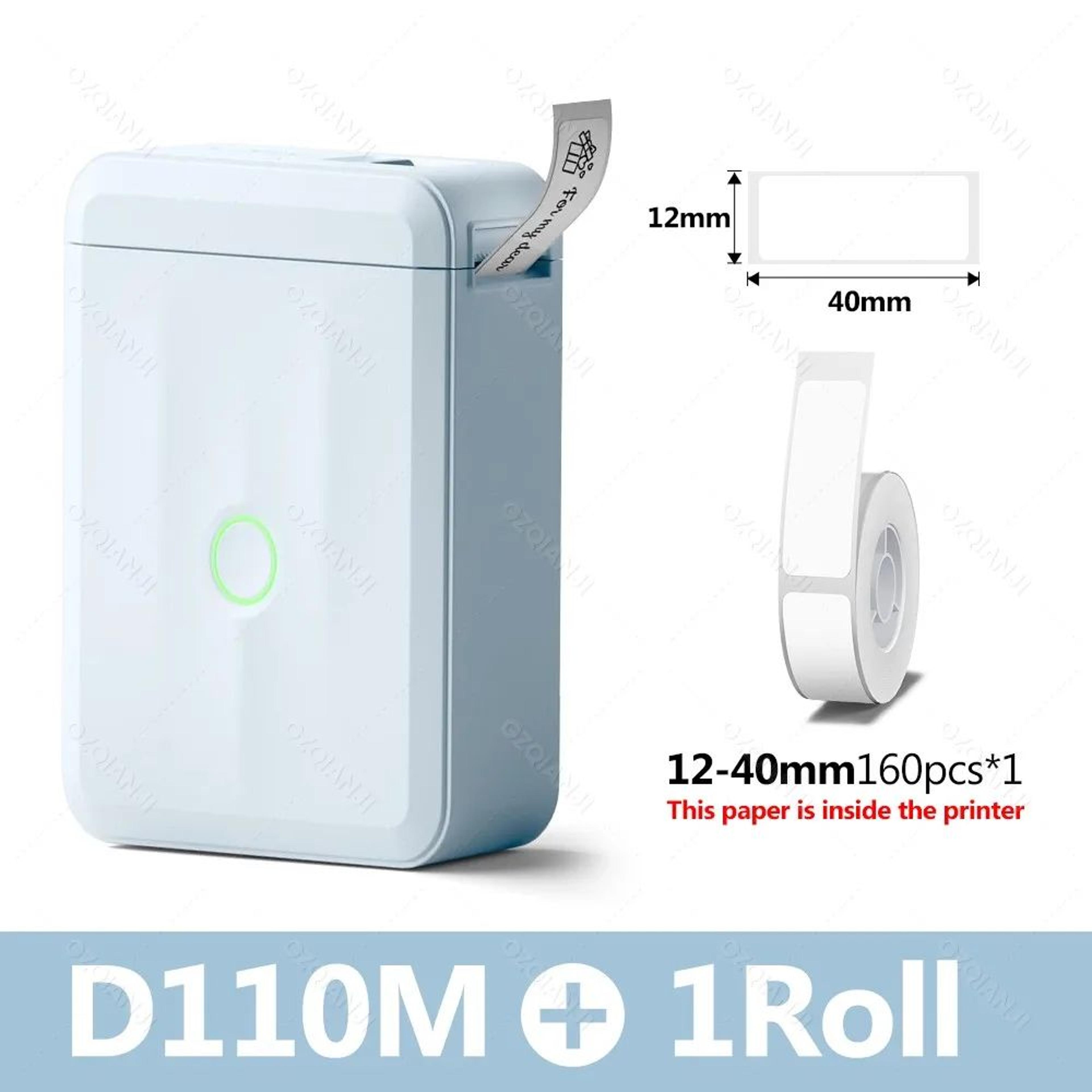 NIIMBOT D110 Portable Thermal Label Printer For Home And Office 13