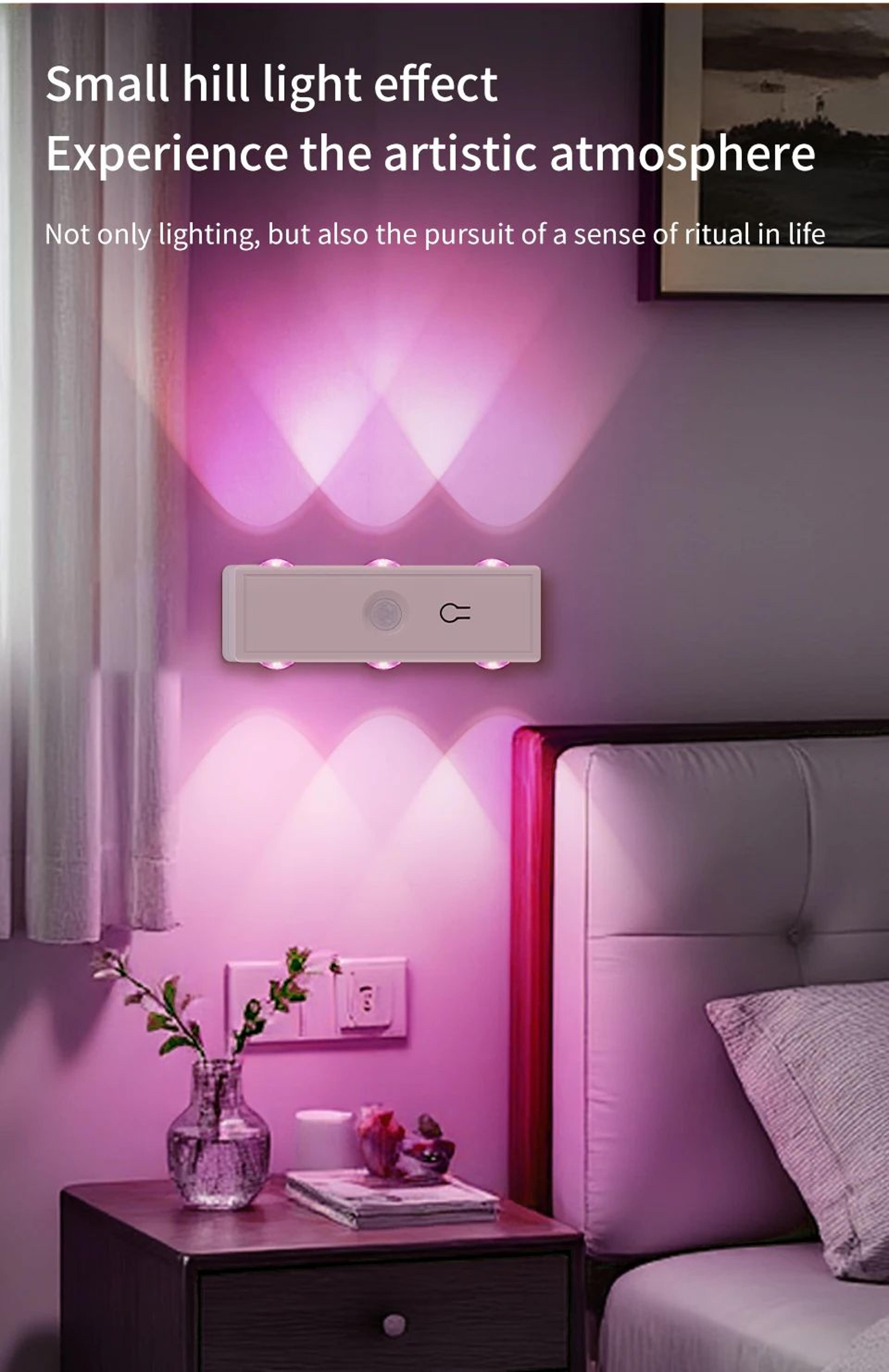 Modern Rechargeable LED Wall Lamp With Motion Sensor And Dimming 8