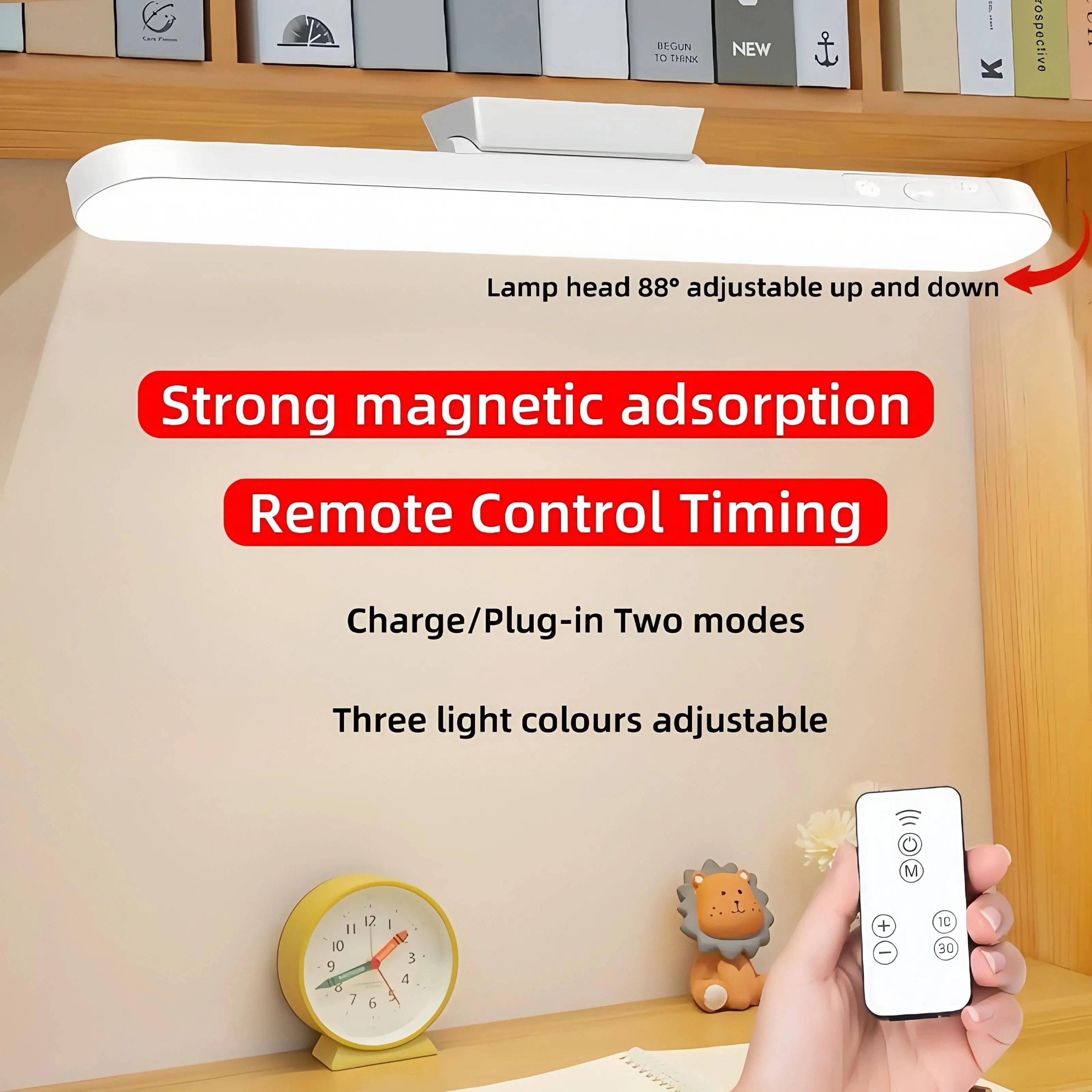 USB Rechargeable LED Desk Lamp With Magnetic Mount And Three Color Modes 2
