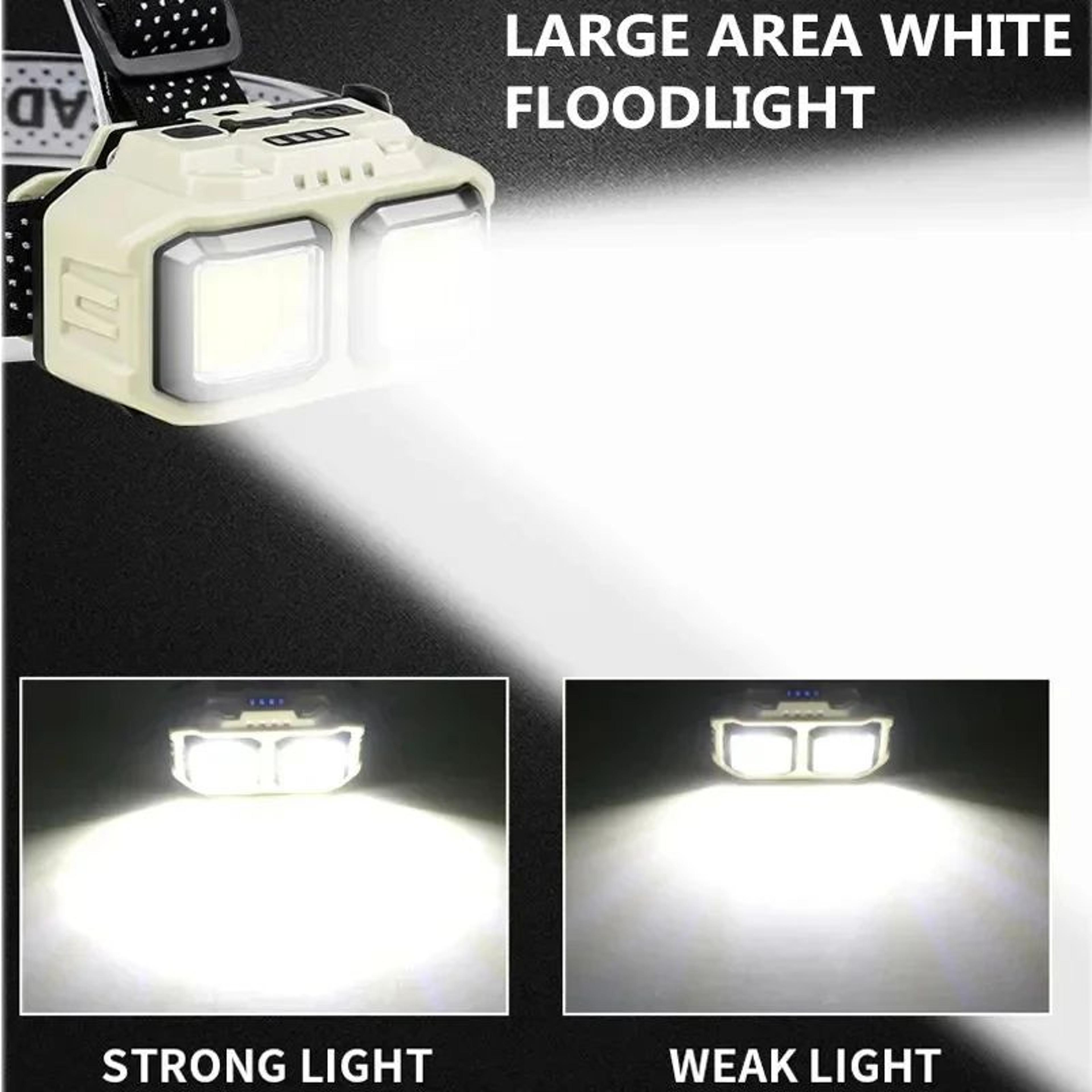 HOMEFISH USB Rechargeable COB LED Sensor Headlamp For Camping And Work 1