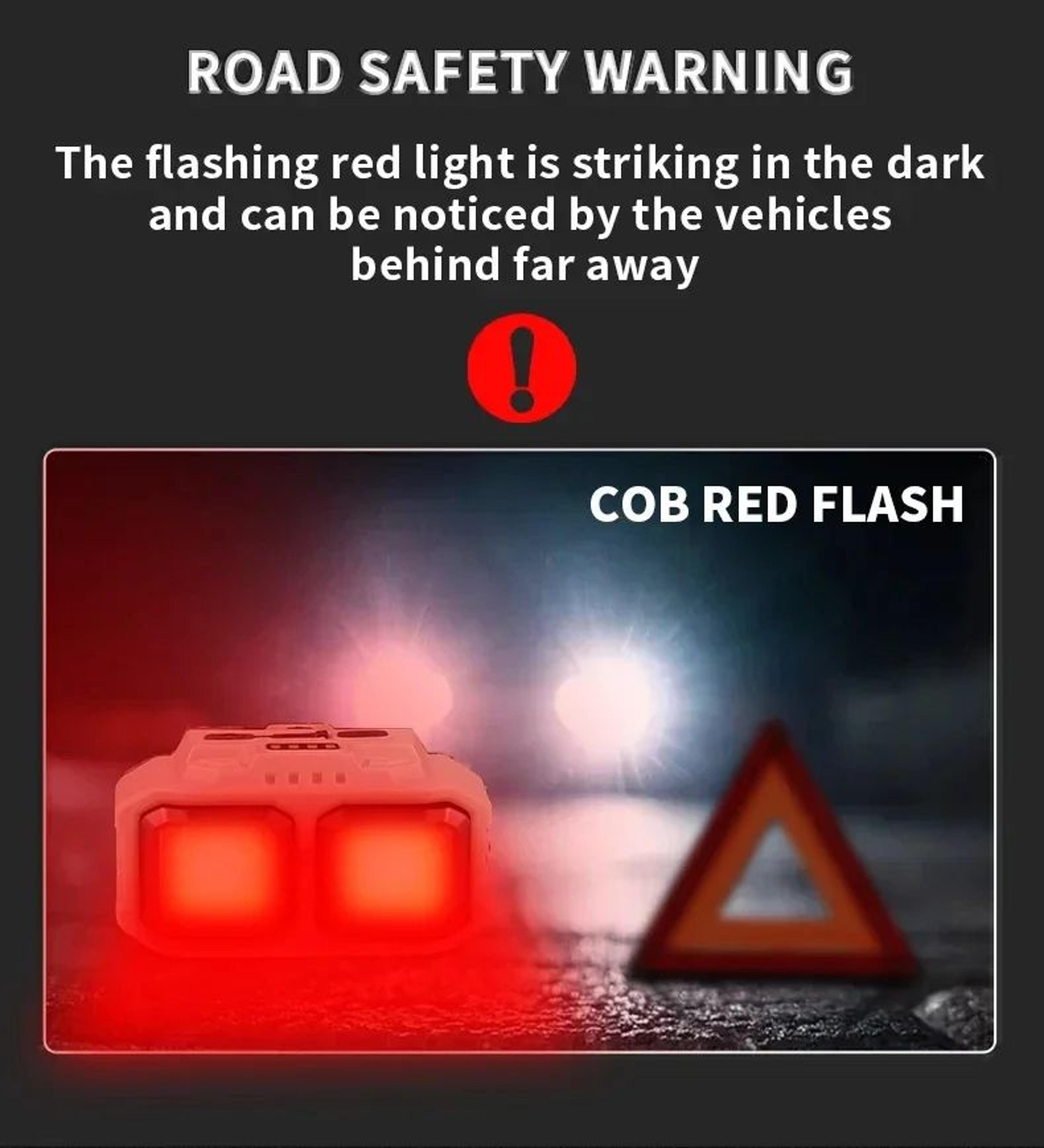 HOMEFISH USB Rechargeable COB LED Sensor Headlamp For Camping And Work 7