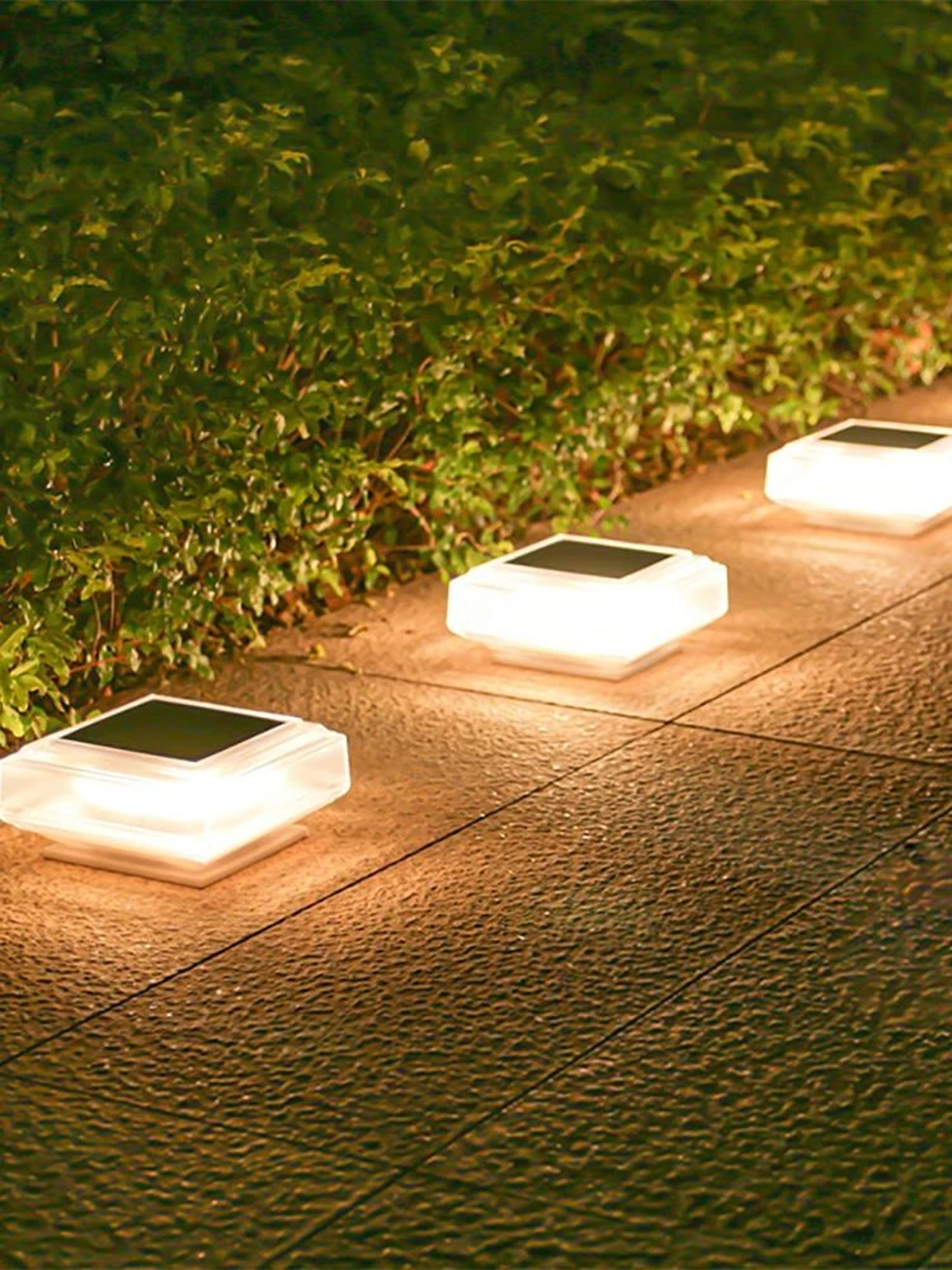 HOMEFISH 30 LED Solar Post Cap Light For Garden And Fence Decoration 5