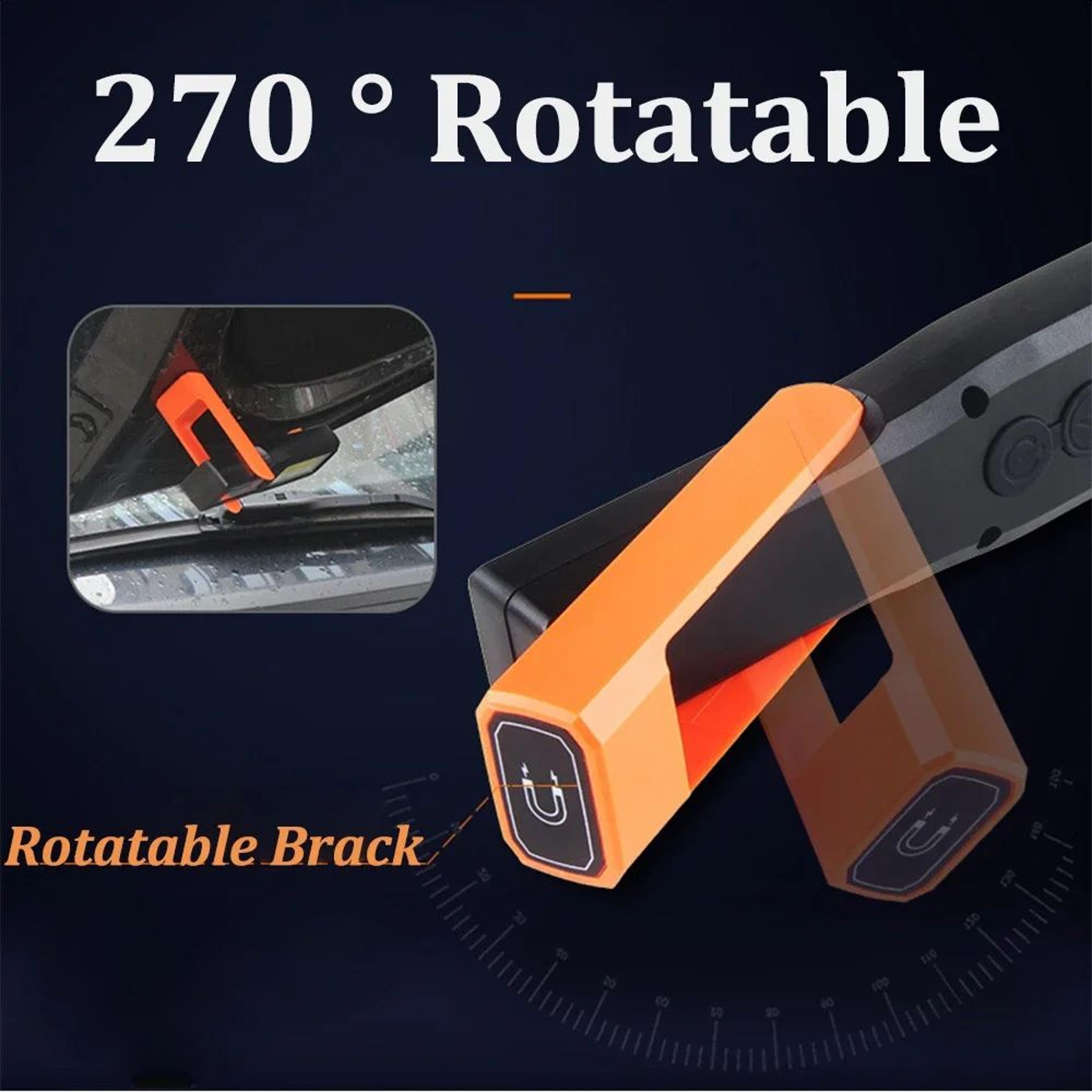 USB Rechargeable COB LED Magnetic Work Light For Garage And Car Repairs 2