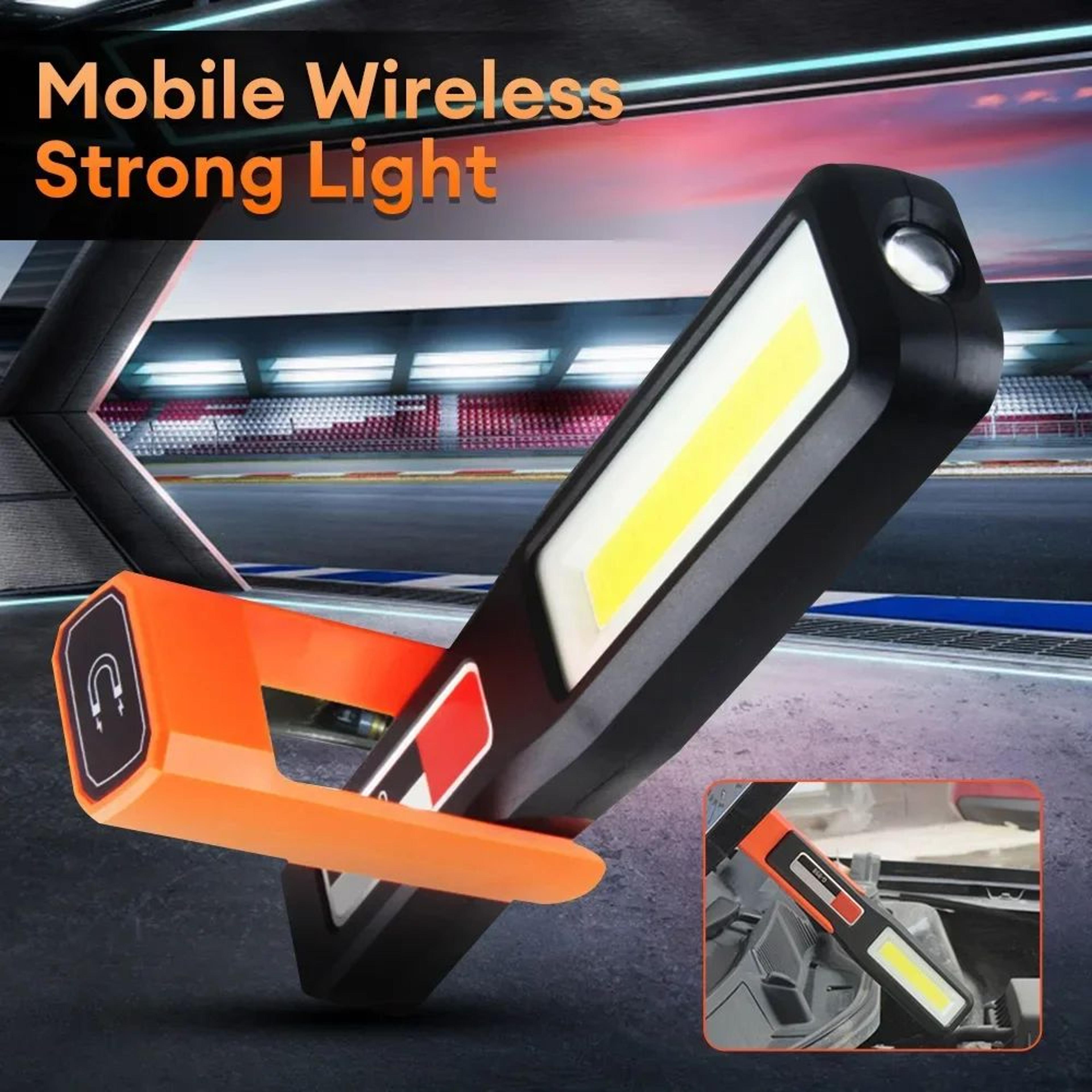 USB Rechargeable COB LED Magnetic Work Light For Garage And Car Repairs 6