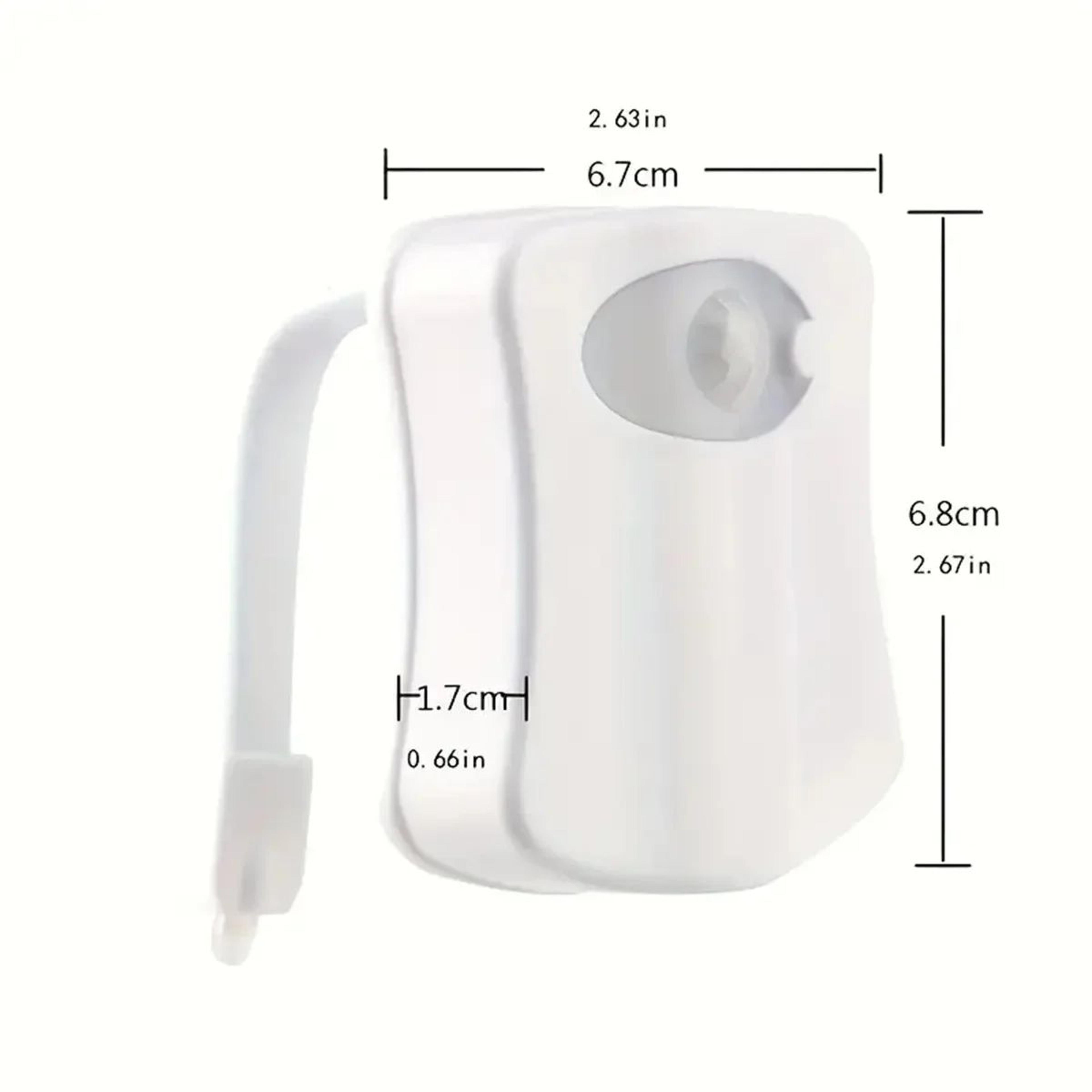 HOMEFISH Mini Rechargeable Motion Sensor Colorful Bathroom Night Light 3
