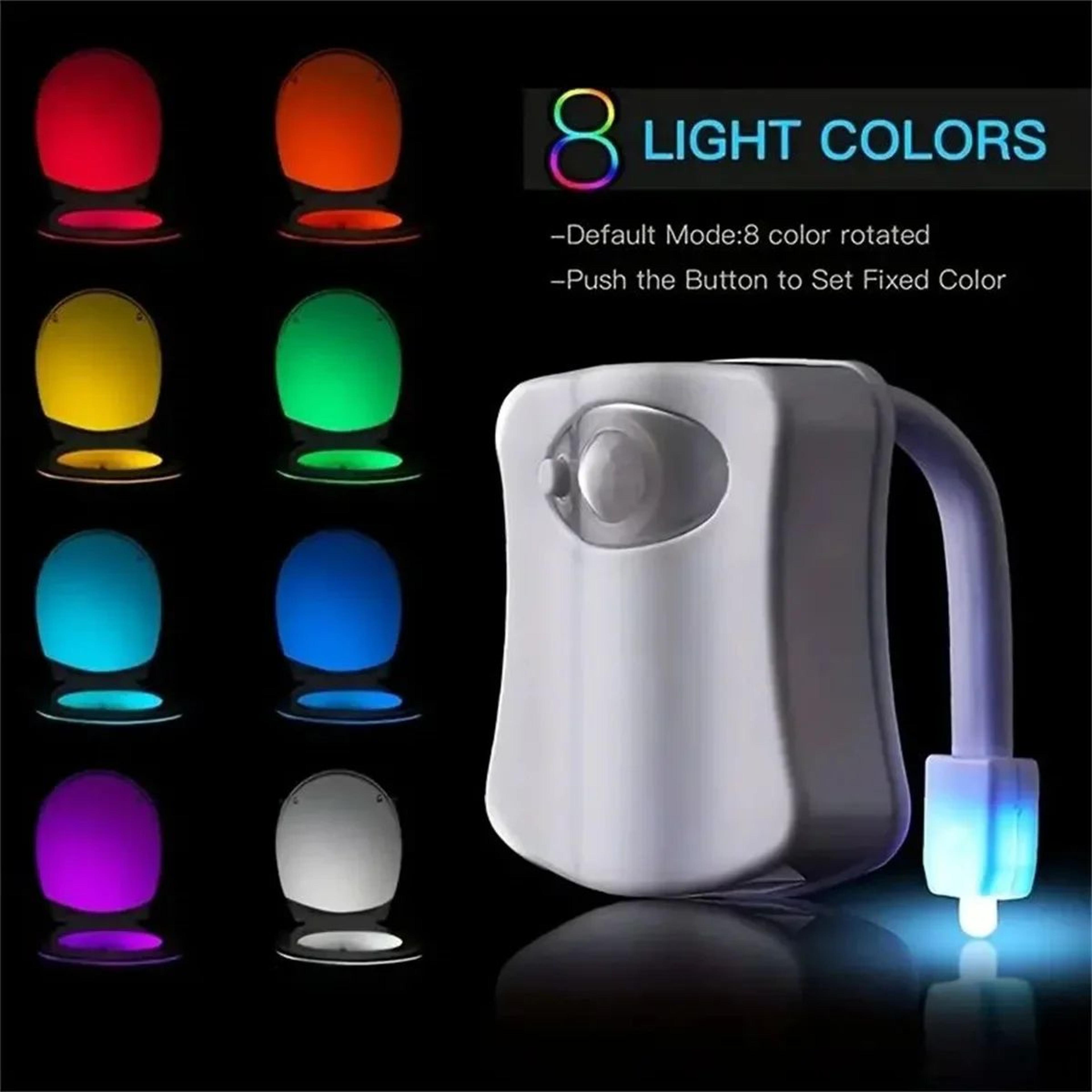 HOMEFISH Mini Rechargeable Motion Sensor Colorful Bathroom Night Light 4