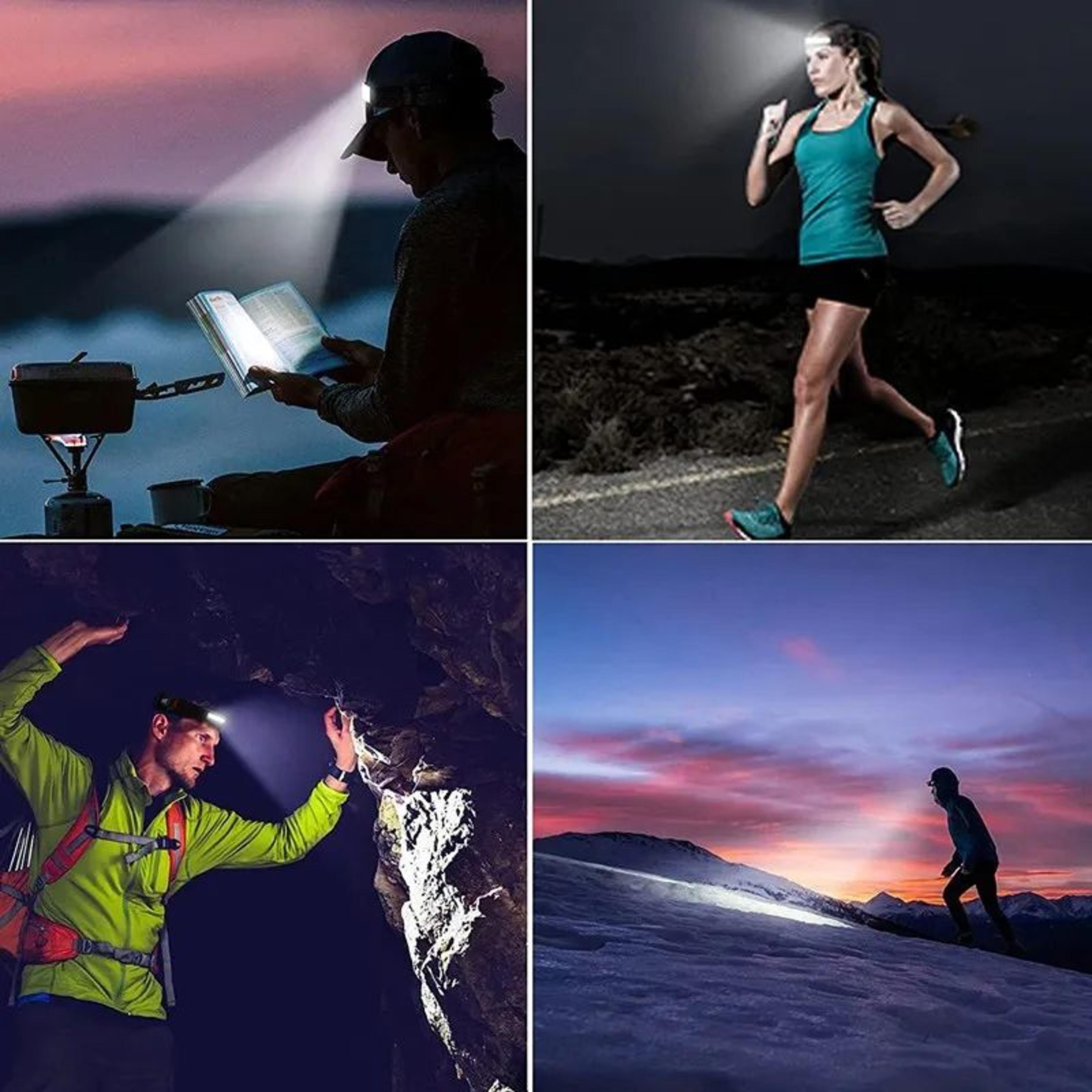 USB Rechargeable COB LED Headlamp For Camping And Fishing 5
