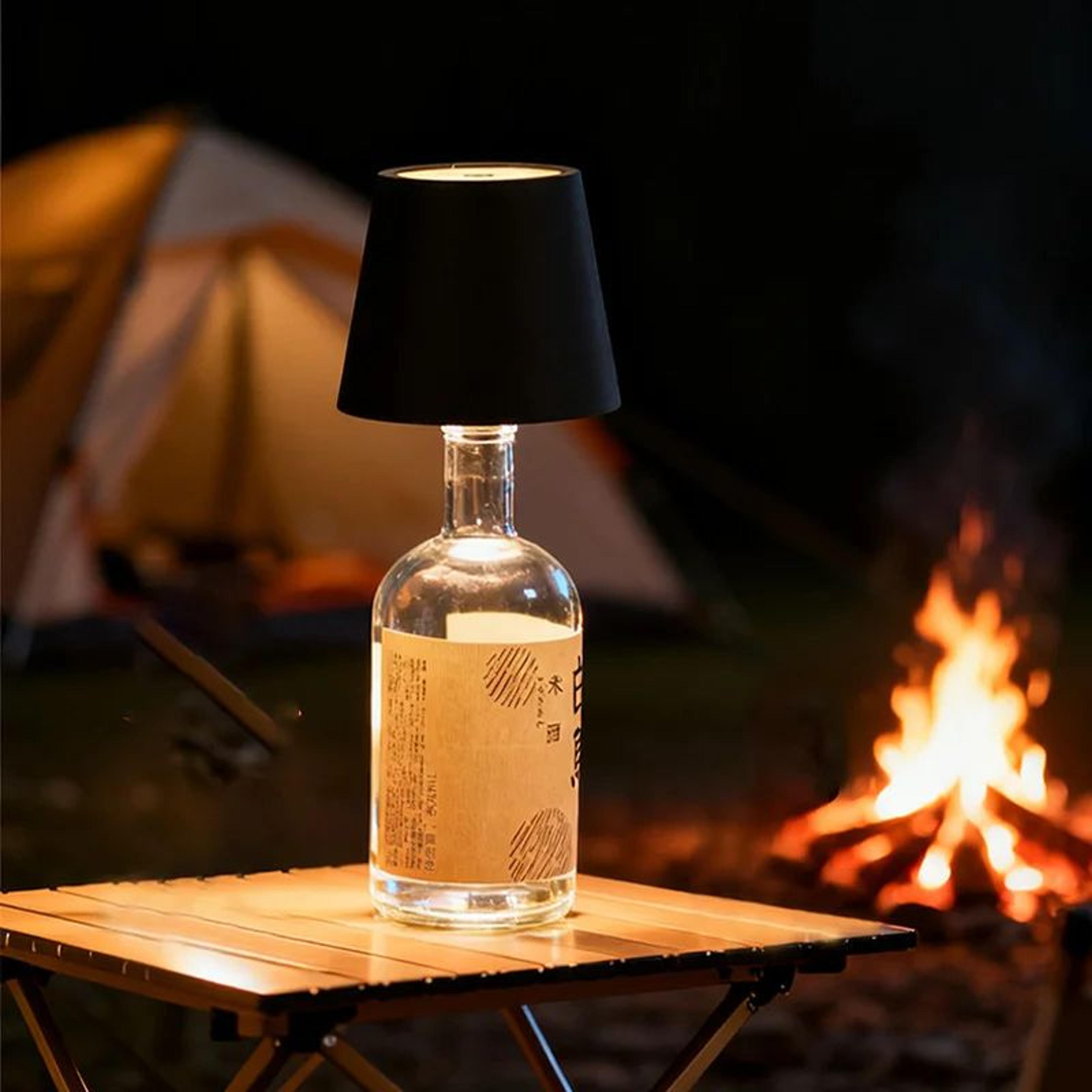 Rechargeable LED Wine Bottle Table Lamp With Touch Control 3