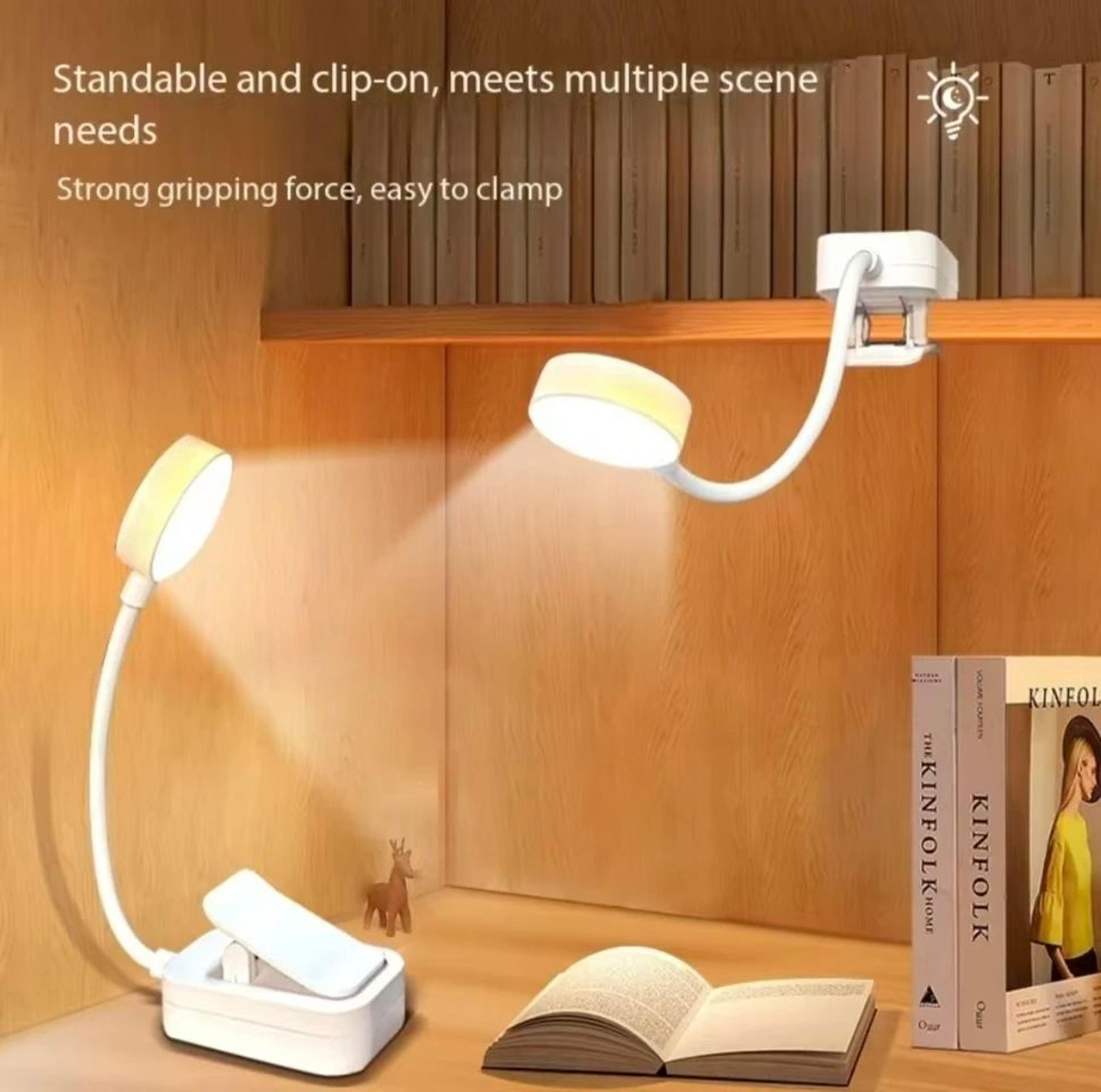 Mini Clip On LED Reading Light With Three Adjustable Modes 3
