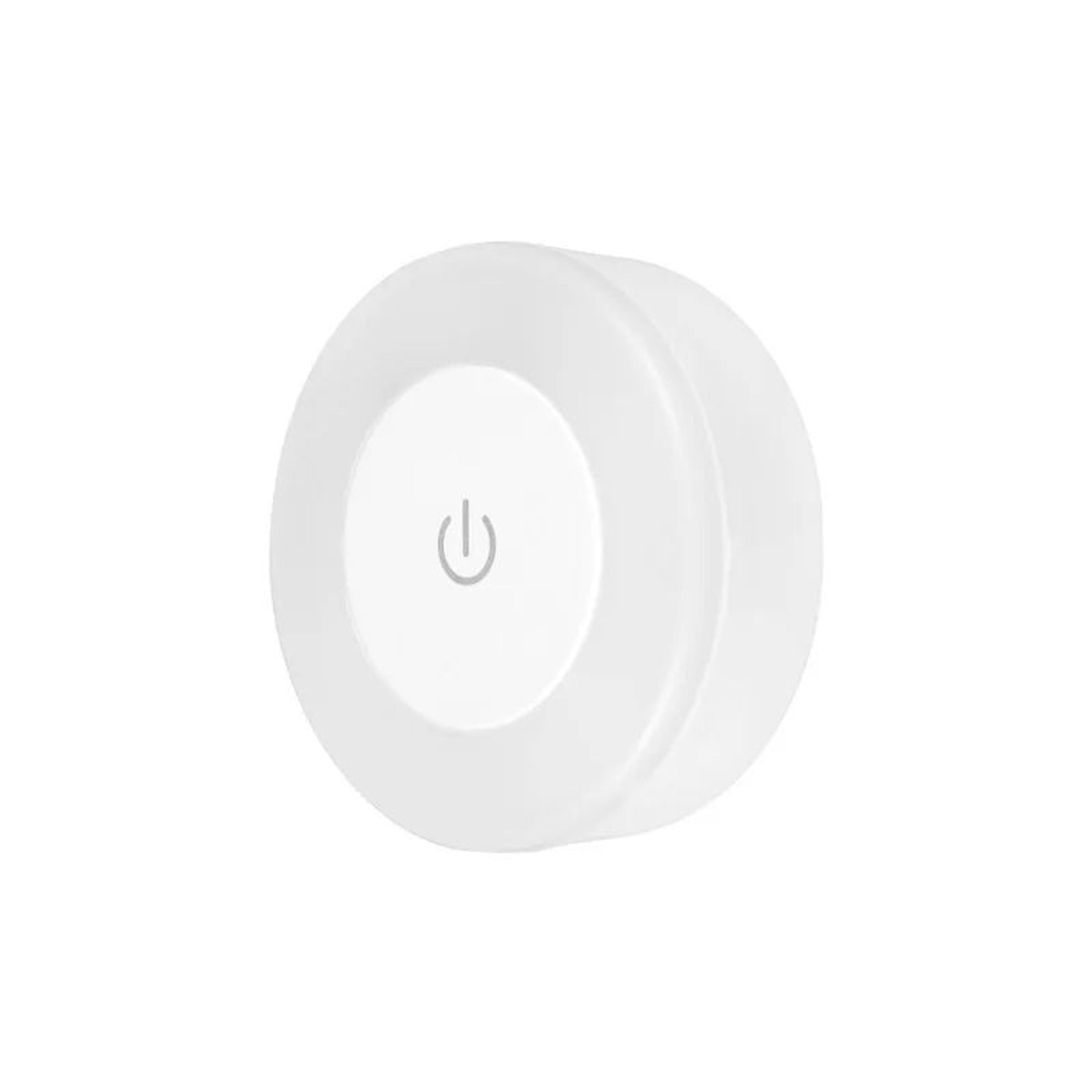 HOMEFISH Rechargeable Round LED Night Light With Touch Control And Magnetic Mount 1