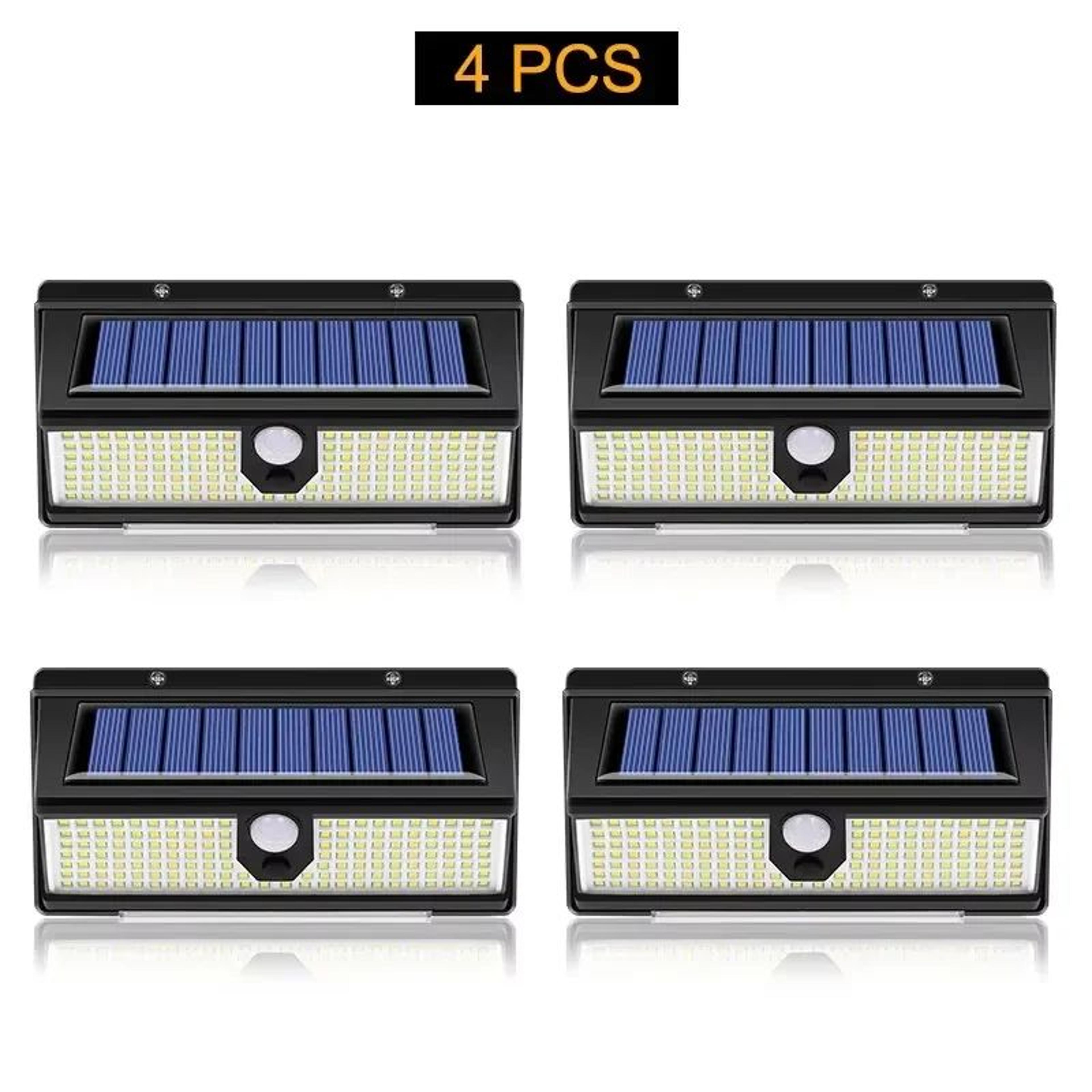 HOMEFISH 190 LED Solar Motion Sensor Wall Light With Four Modes For Yard Door Patio 8