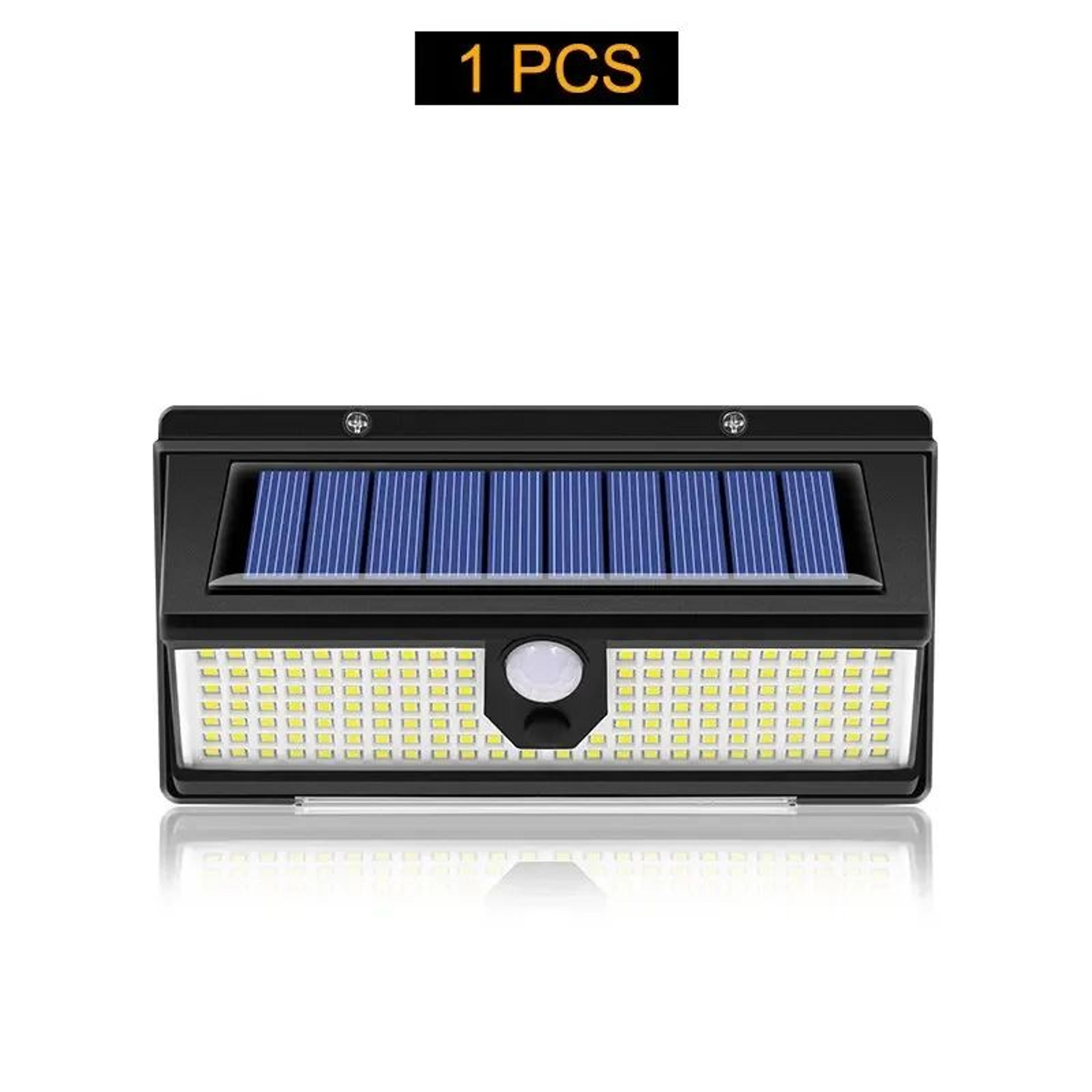 HOMEFISH 190 LED Solar Motion Sensor Wall Light For Yard Door Patio With Four Modes 6