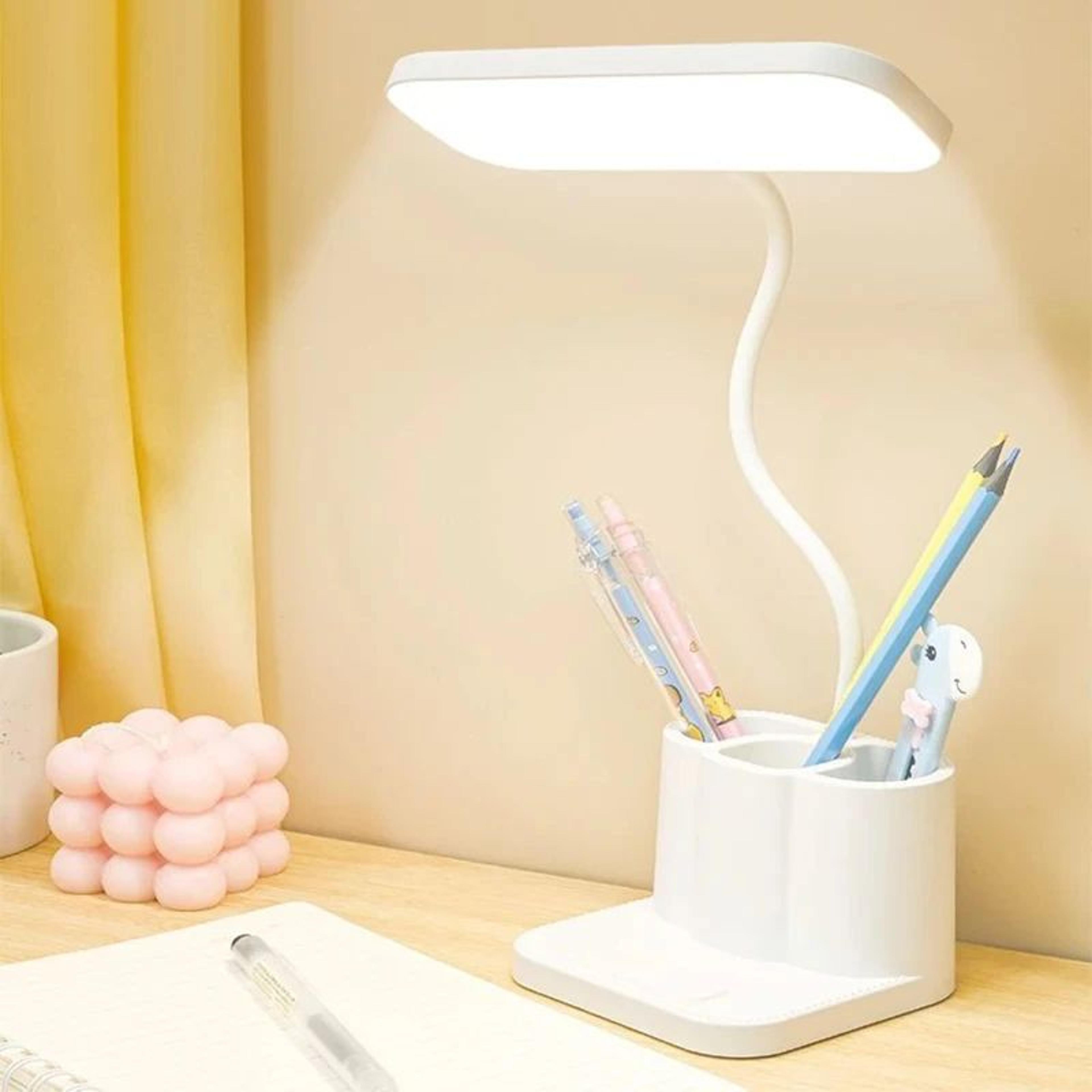 Compact USB Powered LED Desk Lamp For Study And Bedside Reading 2