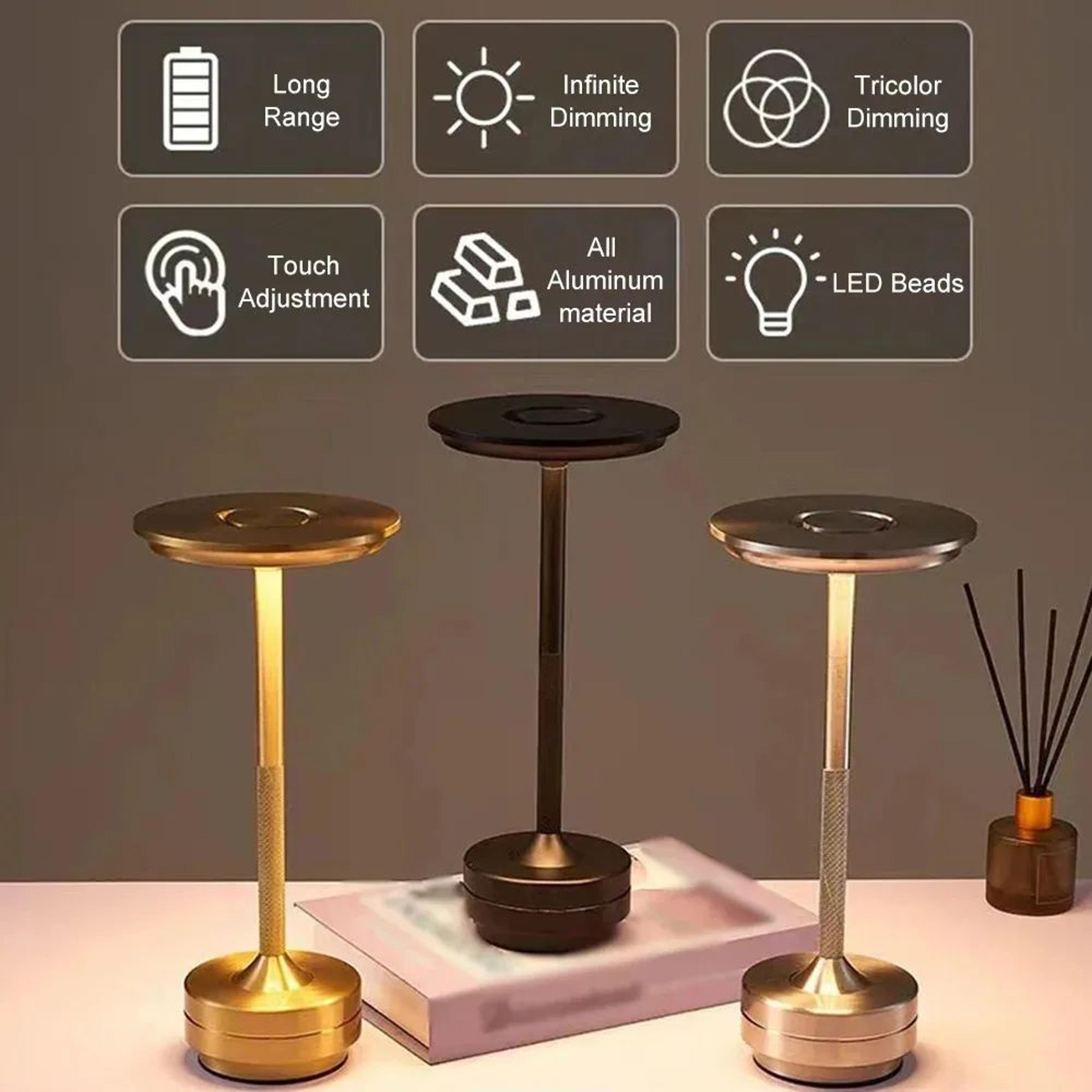 Rechargeable Cordless LED Table Lamp For Portable Ambient Lighting 6