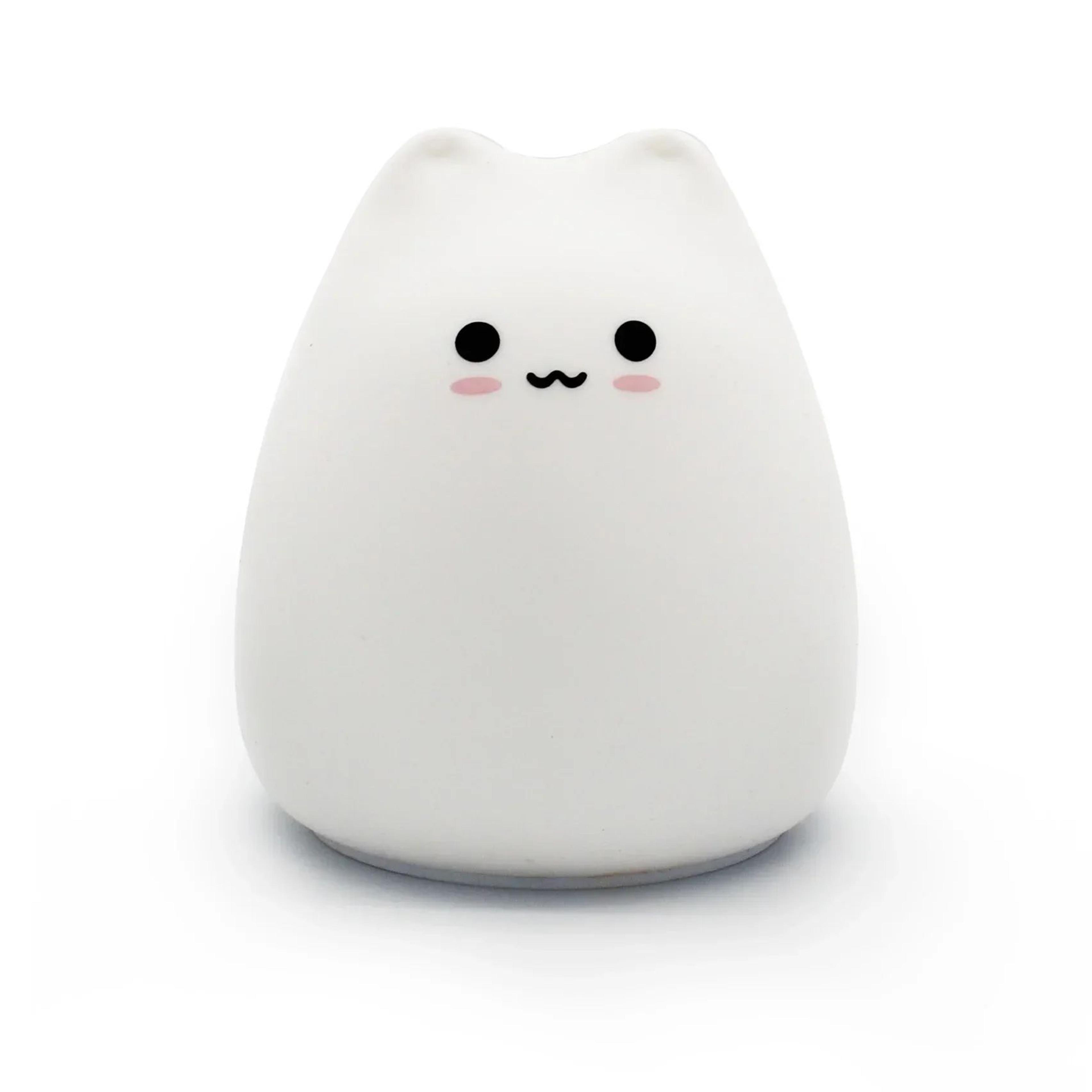 Colorful Silicone Cat LED Night Light With Touch Control 1