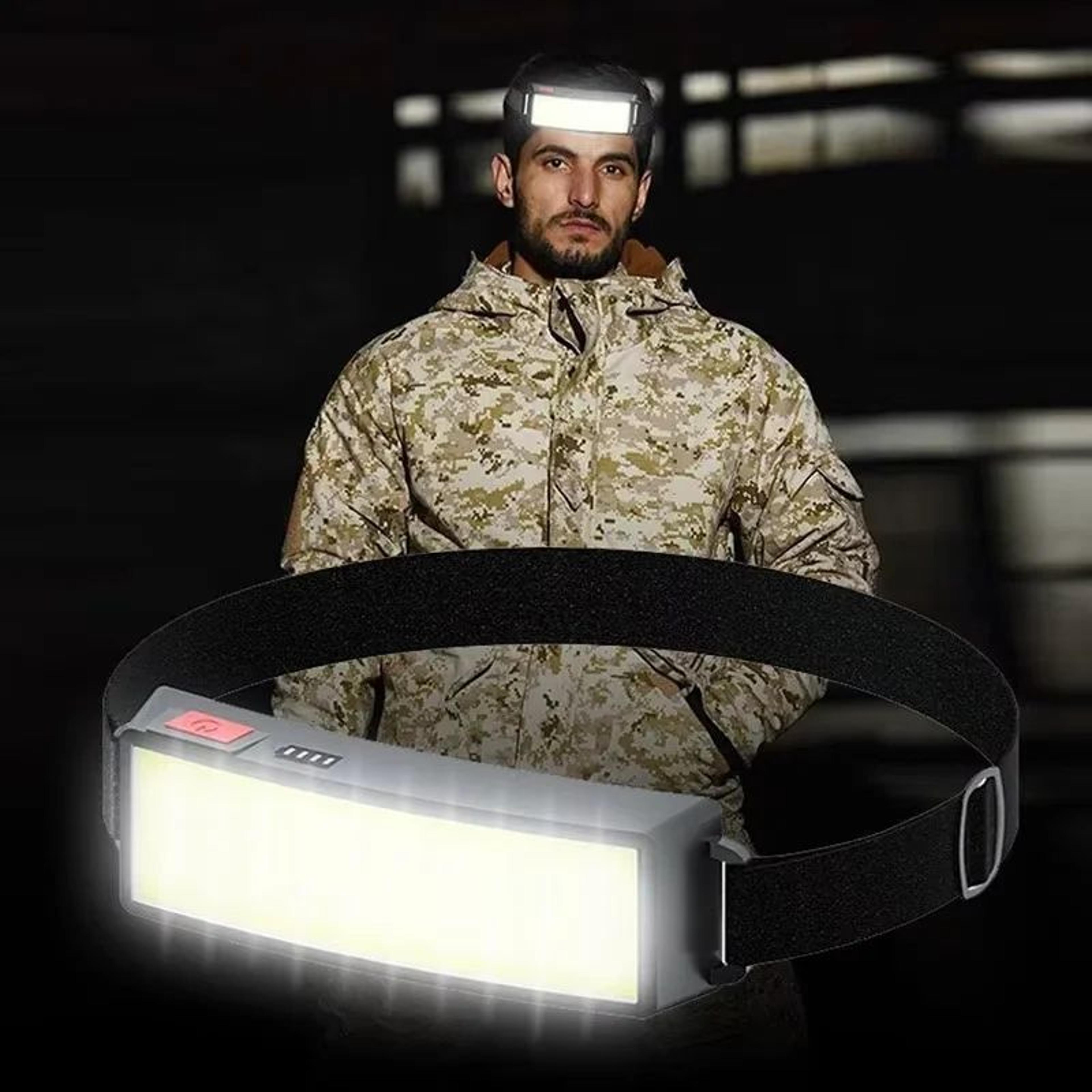 USB Rechargeable COB LED Headlamp For Camping Fishing And Climbing 1