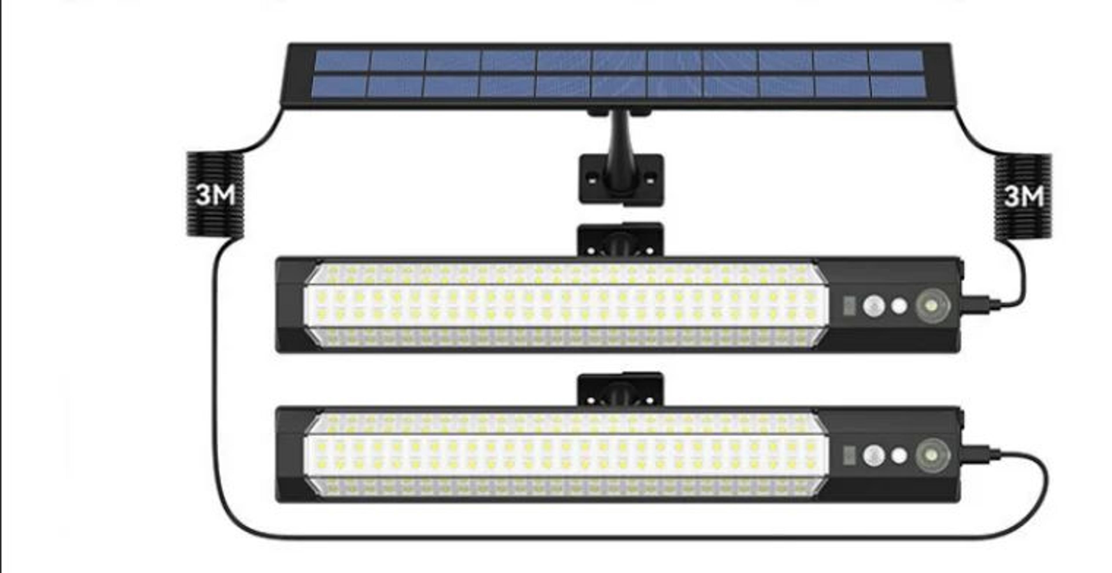 Solar LED Motion Sensor Wall Light For Yard Fence And Balcony 9
