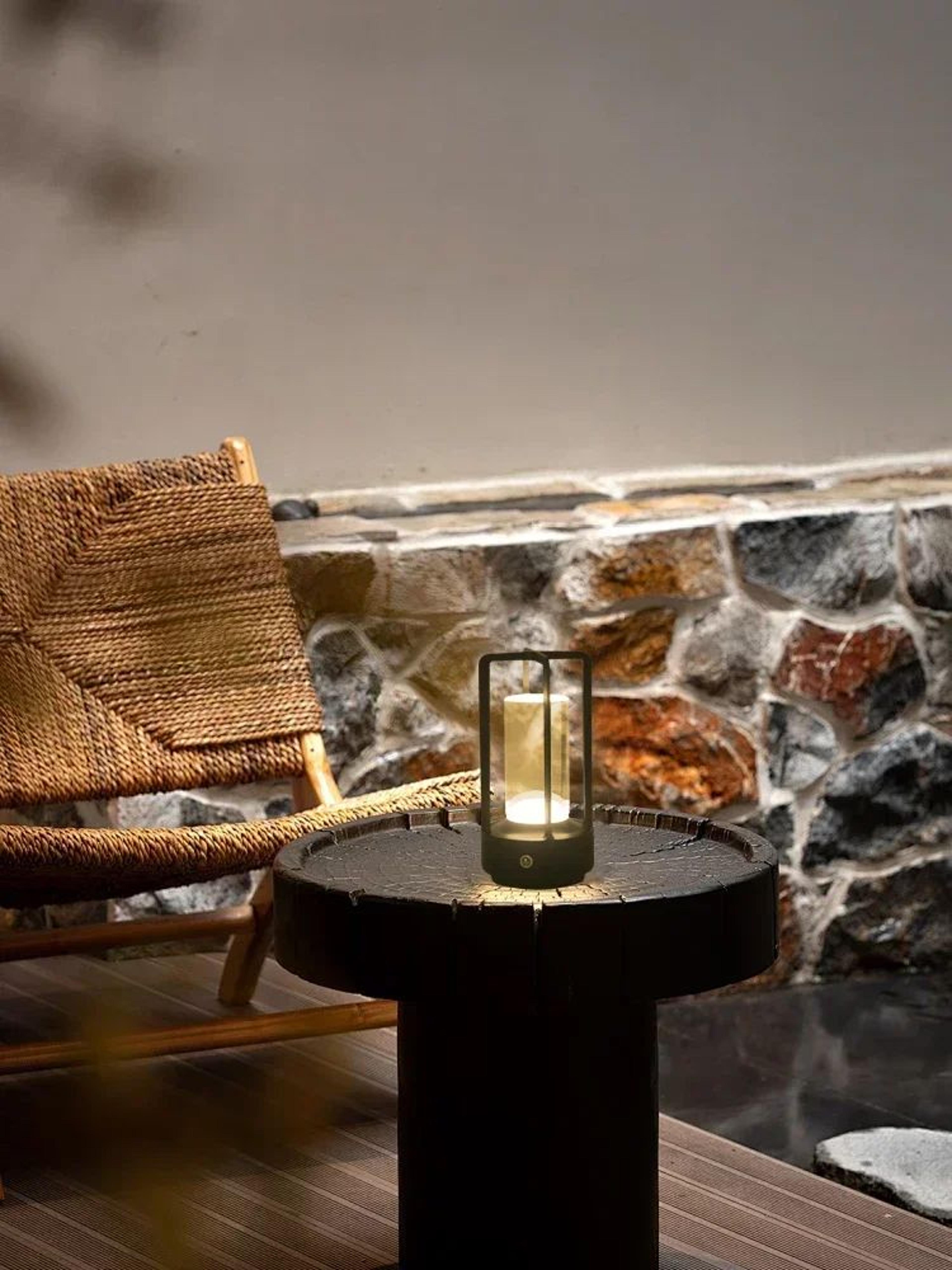 HOMEFISH Touch Control USB Rechargeable Table Lamp For Ambient Lighting 11