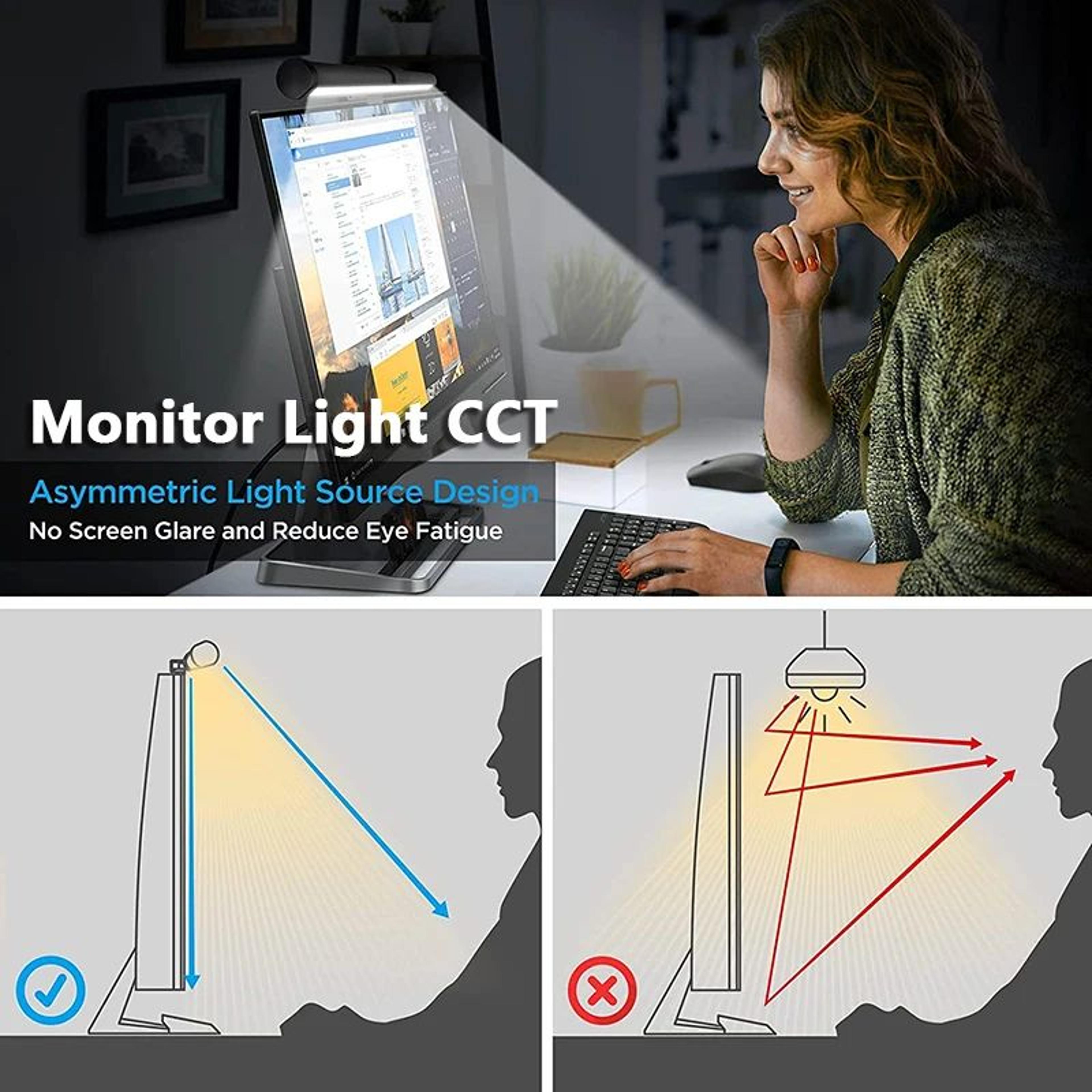 LED Monitor Light Bar For Computer Laptop Office And Reading 5