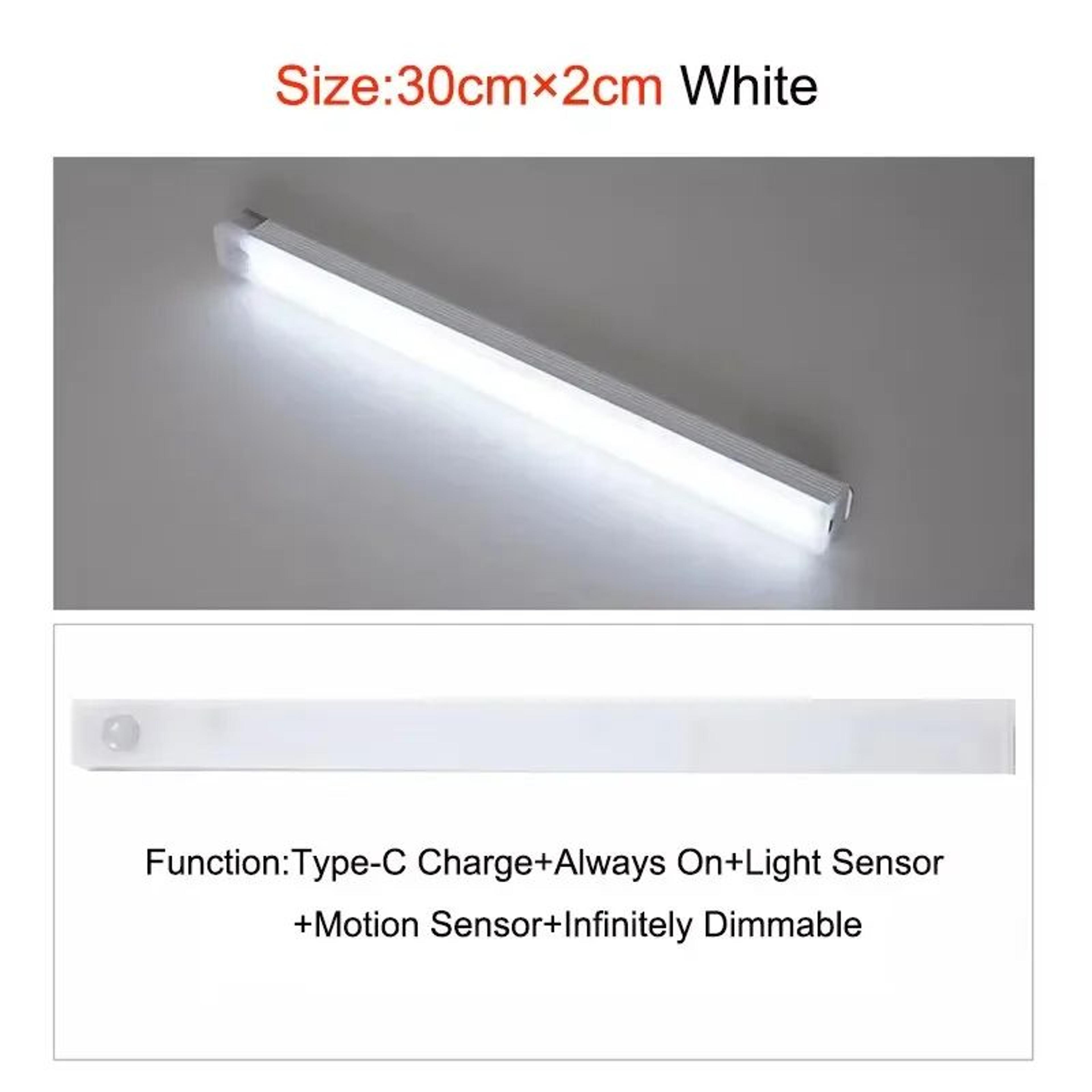 Rechargeable Magnetic LED Bar Light With Motion Sensor For Cabinets And Bedside 8