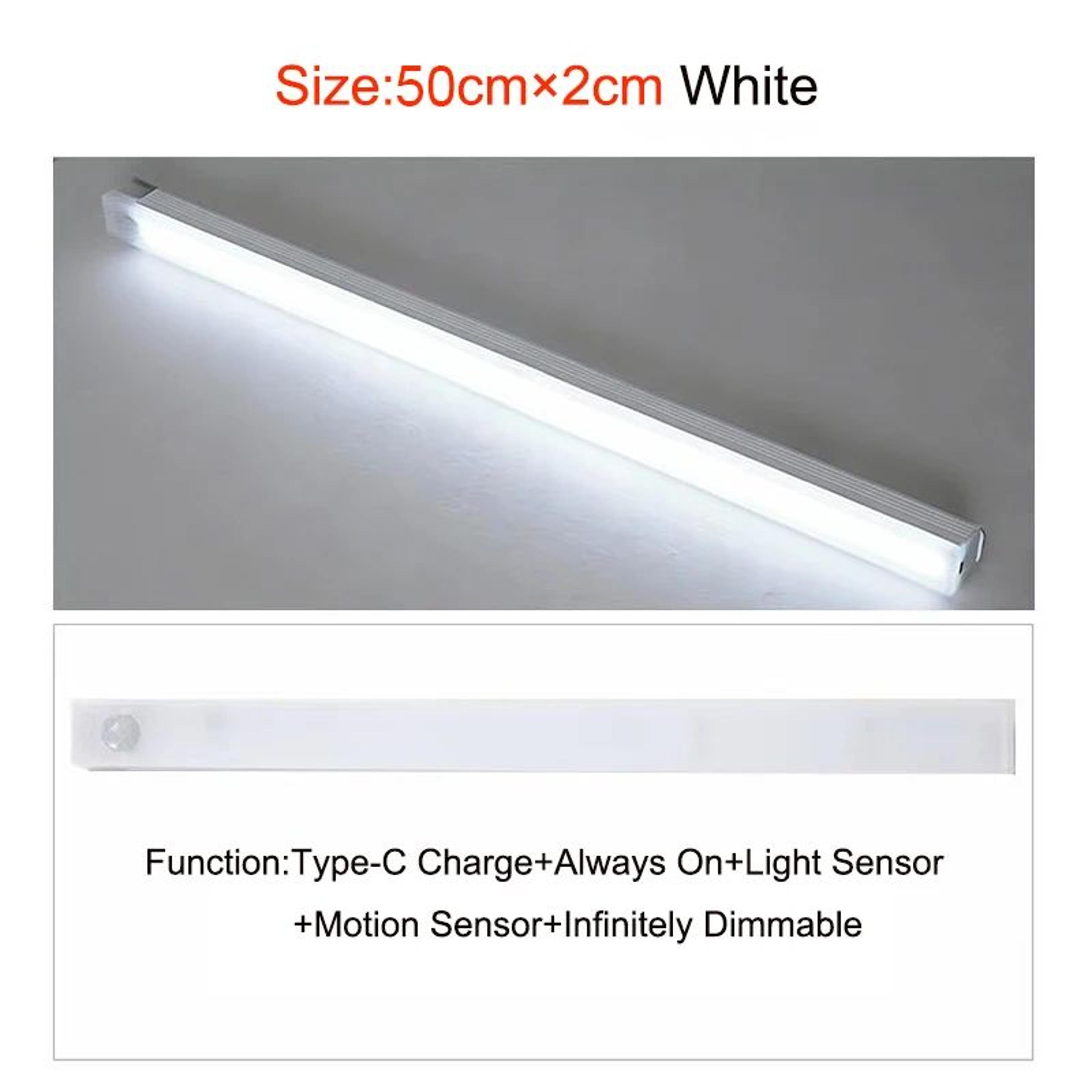 Rechargeable Magnetic LED Bar Light With Motion Sensor For Cabinets And Bedside 9