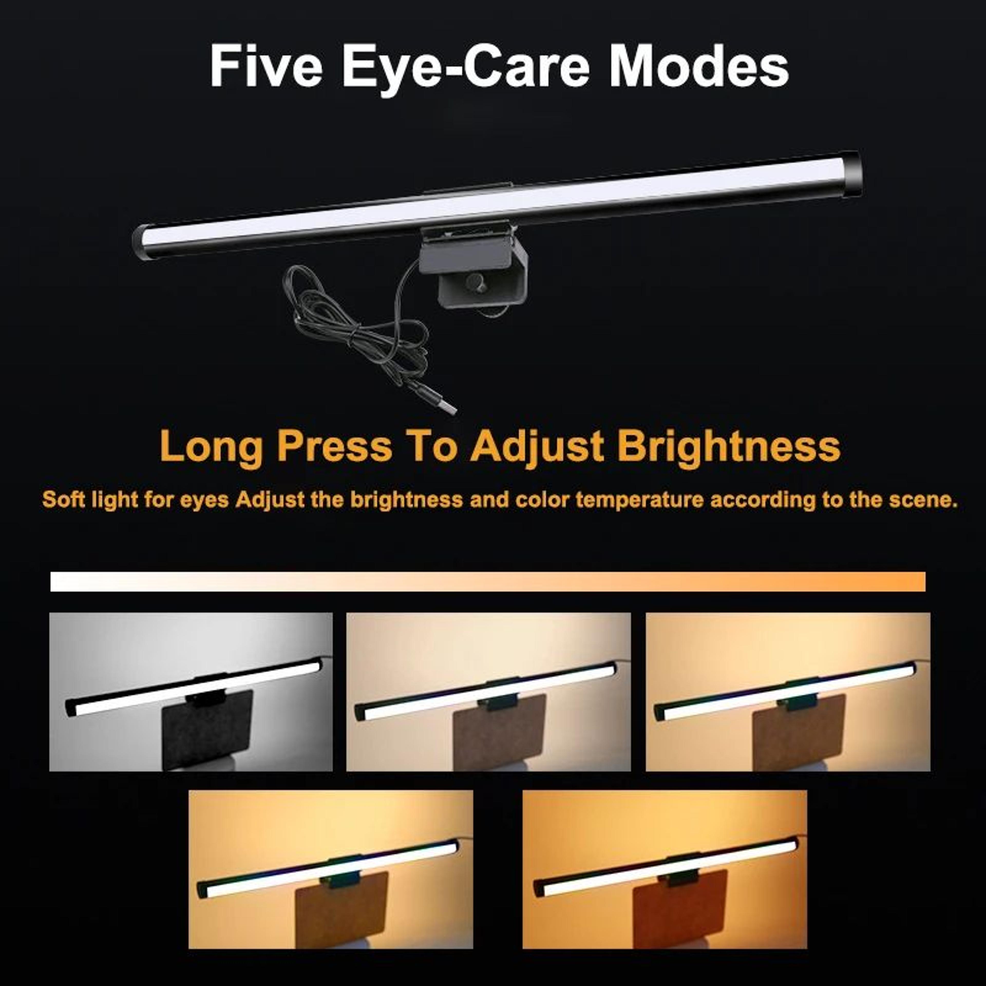 30cm Stepless LED Desk Lamp Monitor Light Bar With EyeCare For Work And Gaming 4