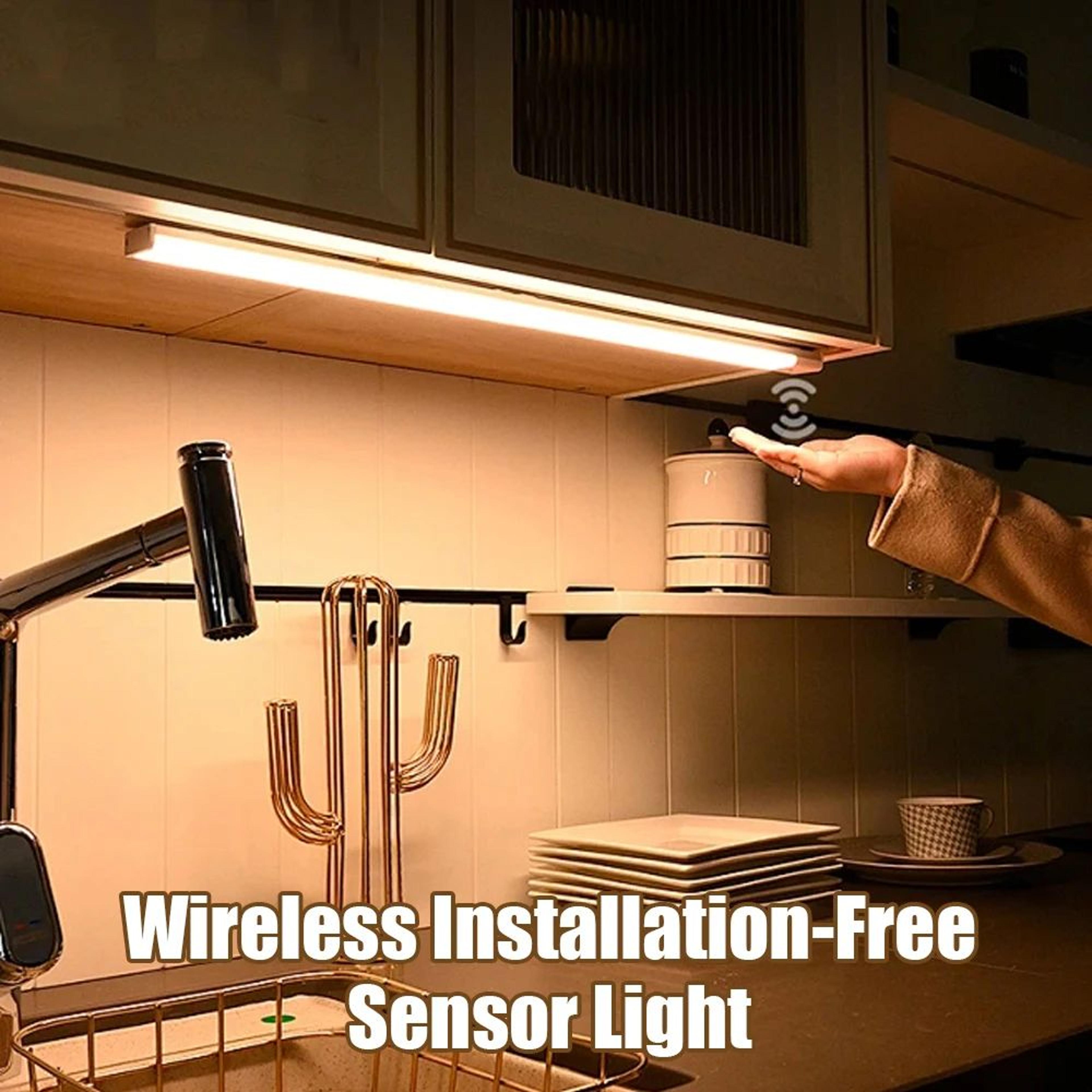 Ultra Thin Wireless LED Cabinet Light With Motion Sensor And USB Connection 4
