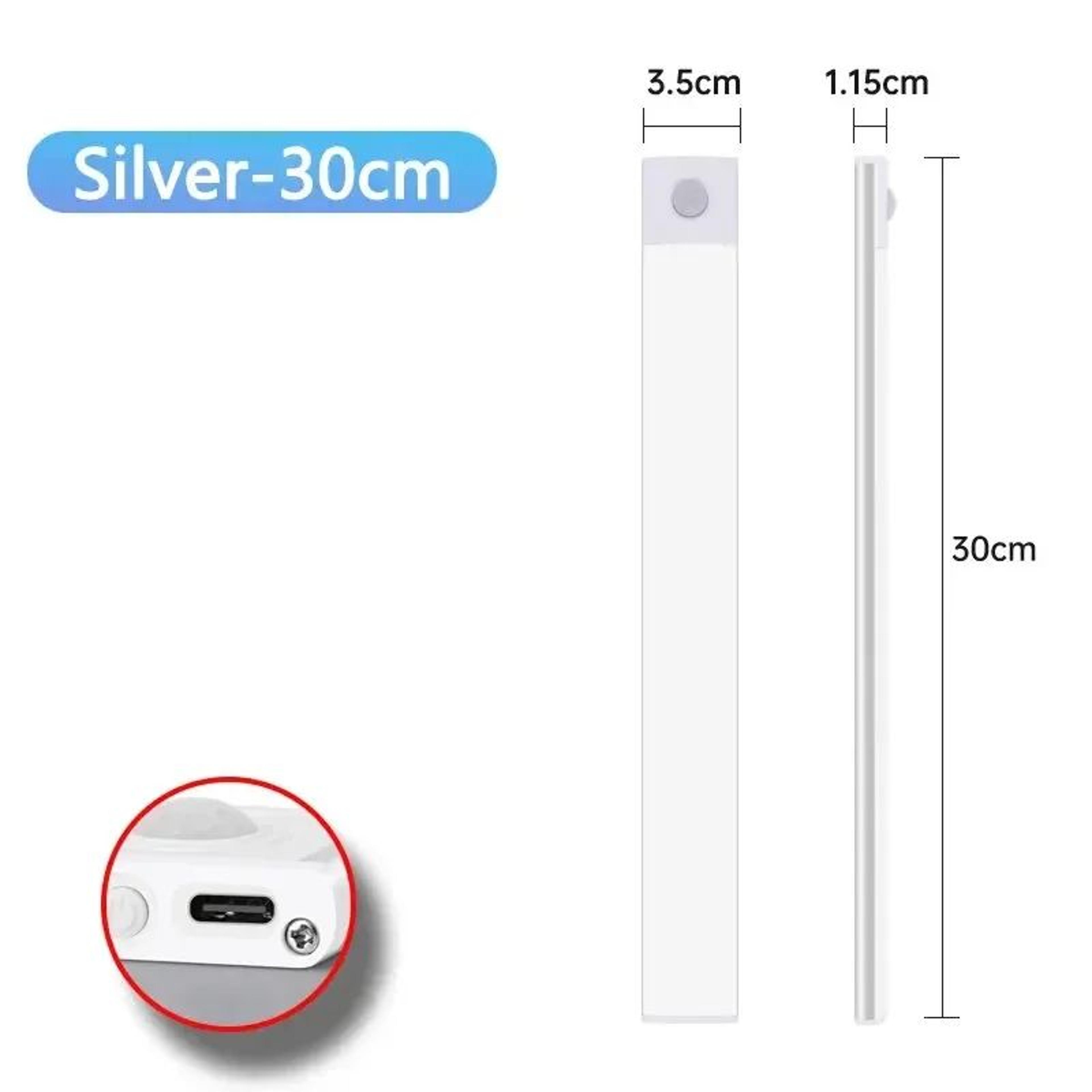 Ultra Thin Wireless LED Cabinet Light With Motion Sensor And USB Connection 10