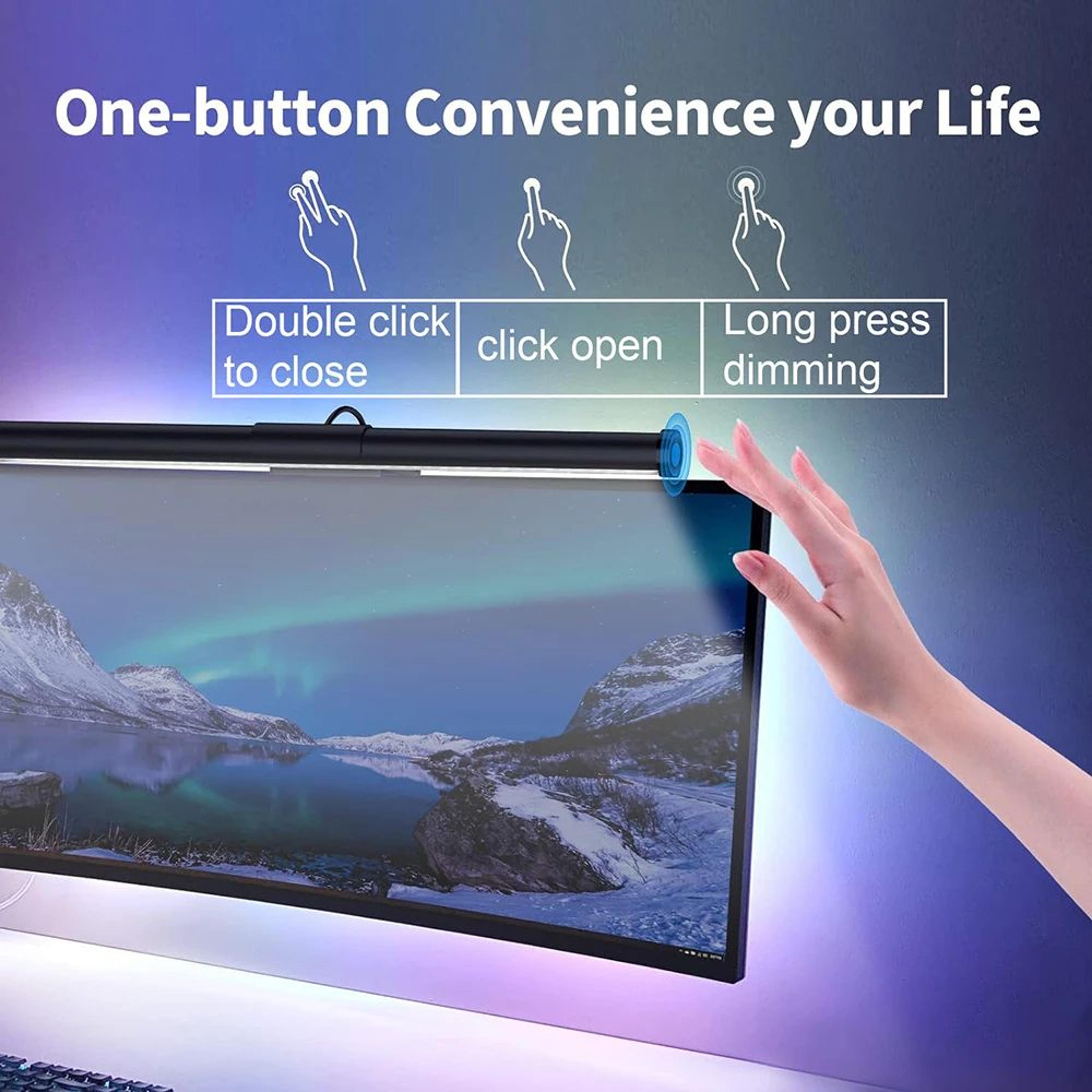 Dimmable LED Monitor Light Bar With Remote Control For Office And Gaming 10